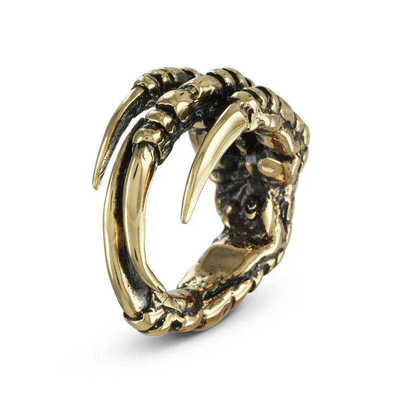 Krähenkralle Ring - Bronze Vogelkrallen Rabenkrallen von LostApostle