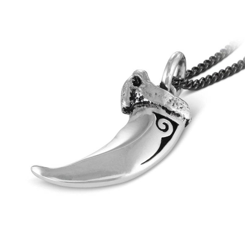 Wolf Kralle Halskette - Antike Silber Anhänger Klaue von LostApostle