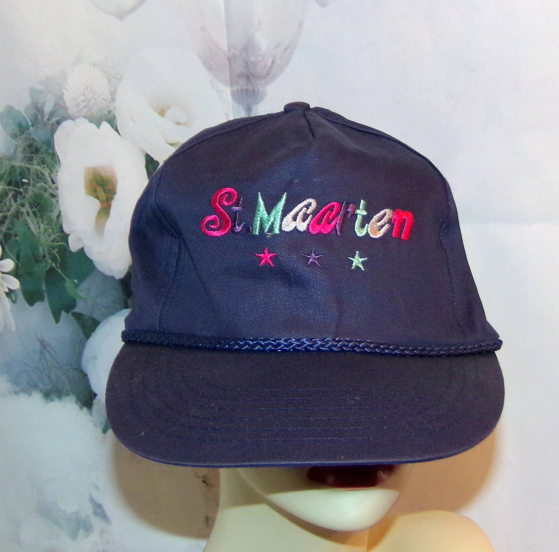 st Maarten Hut Bestickt 30+ Jahre Vintage Souvenir Fast & Low Shipping st Maarten Hut Bestickt 30+ Jahre Vintage Souvenir Fast & Low Shipping von LostFairySales