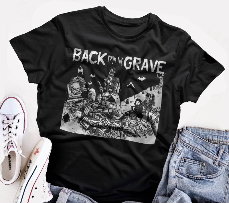 Back From Thegrave Tshirt 60Er Jahre Punk Garage Rock Compilation von LostRecords