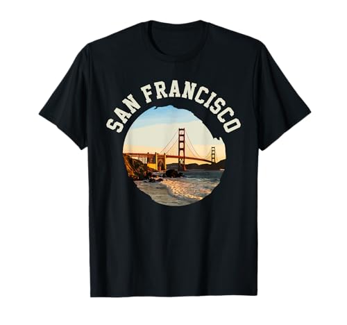 LostTeese San Francisco T-Shirt, Herren, Schwarz, S, Klassisches San Francisco T-Shirt, Halbarm, U-Ausschnitt, Klassisch geschnitten, Doppelt genähter Saum LostTeese San Francisco T-Shirt, Herren, Schwarz, S, Klassisches San Francisco T-Shirt, Halbarm, U-Ausschnitt, Klassisch geschnitten, Doppelt genähter Saum von LostTeese