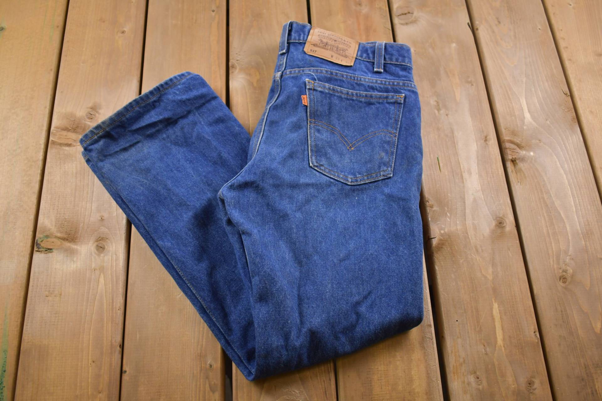 True Vintage 1970Er Levi's Orange Tab Jeans Größe 32 X 28/streetwear Fashion Denim Made in Usa Seltene von Lostboysvintage