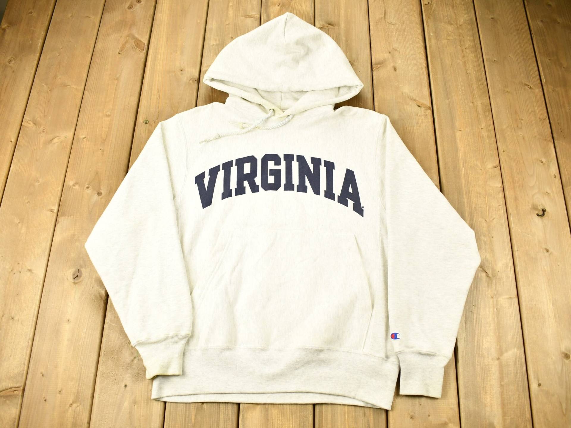 1990Er Jahre College Champion Reverse Weave Hoodie Der Universität Von Virginia State/College-Pullover Sportkleidung Vintage von Lostboysvintage