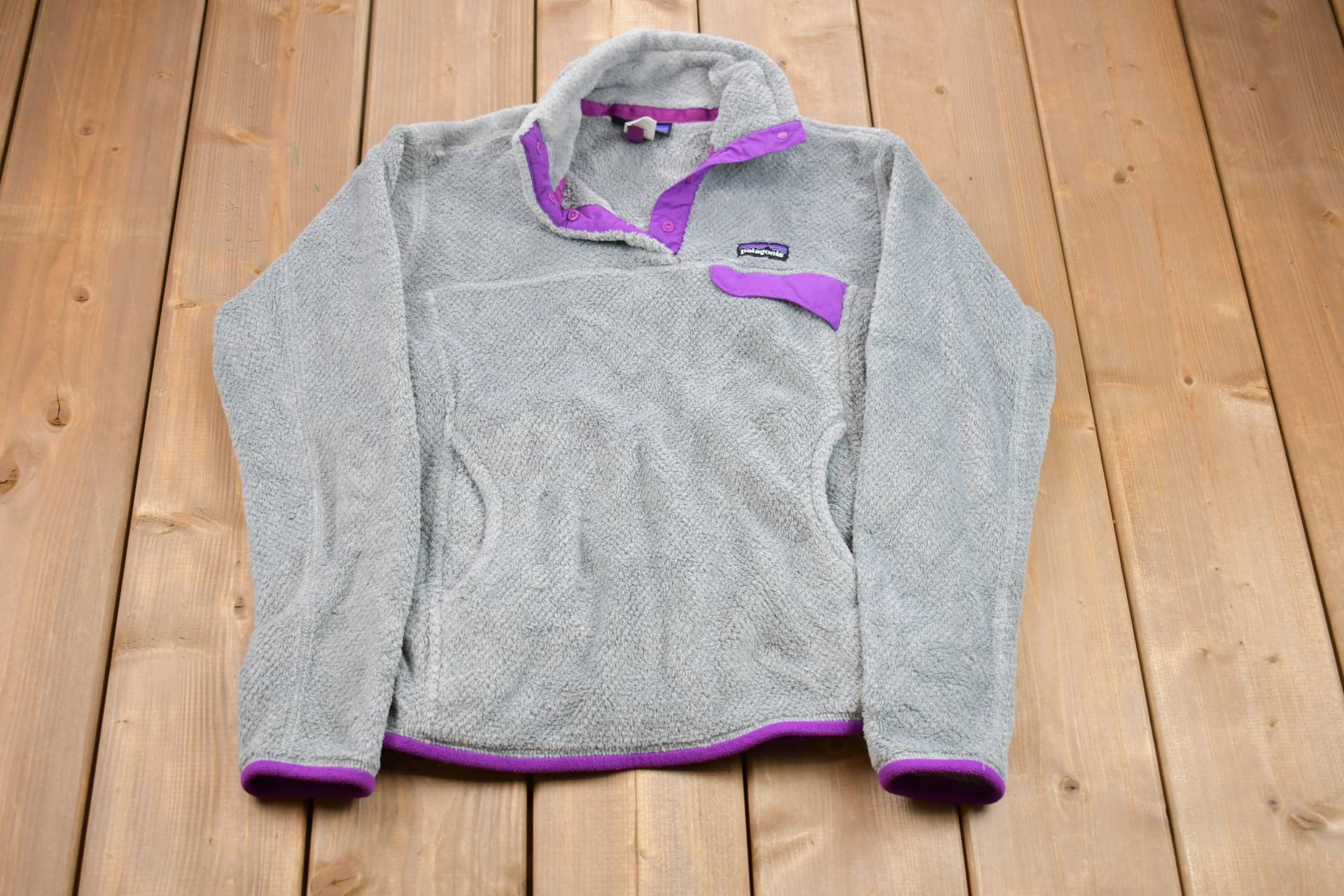 1990Er Jahre Patagonia T-Snap Fleece Sweater/Sportkleidung 90Er Streetwear Athleisure Wandern Vintage von Lostboysvintage