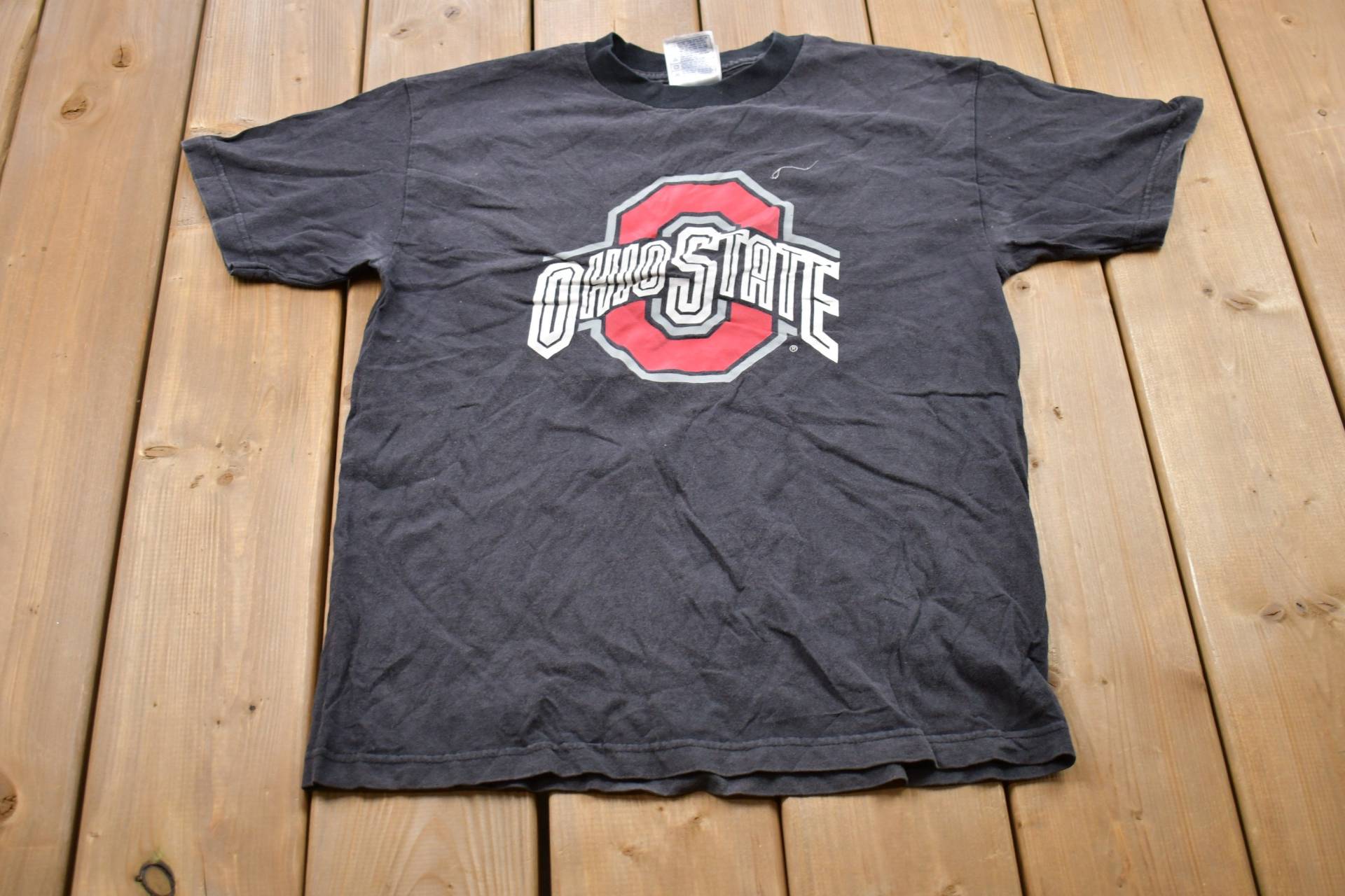 1990S College T-Shirt Der Universität Von Ohio State Buckeyes/1990Er Jahre Americana Sportkleidung Athleisure von Lostboysvintage