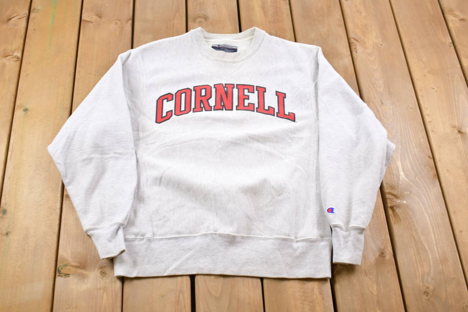 Vintage 1990Er Jahre Champion Reverse Weave Cornell University Sweatshirt/Pullover Streetwear /Athleisure Sportswear von Lostboysvintage