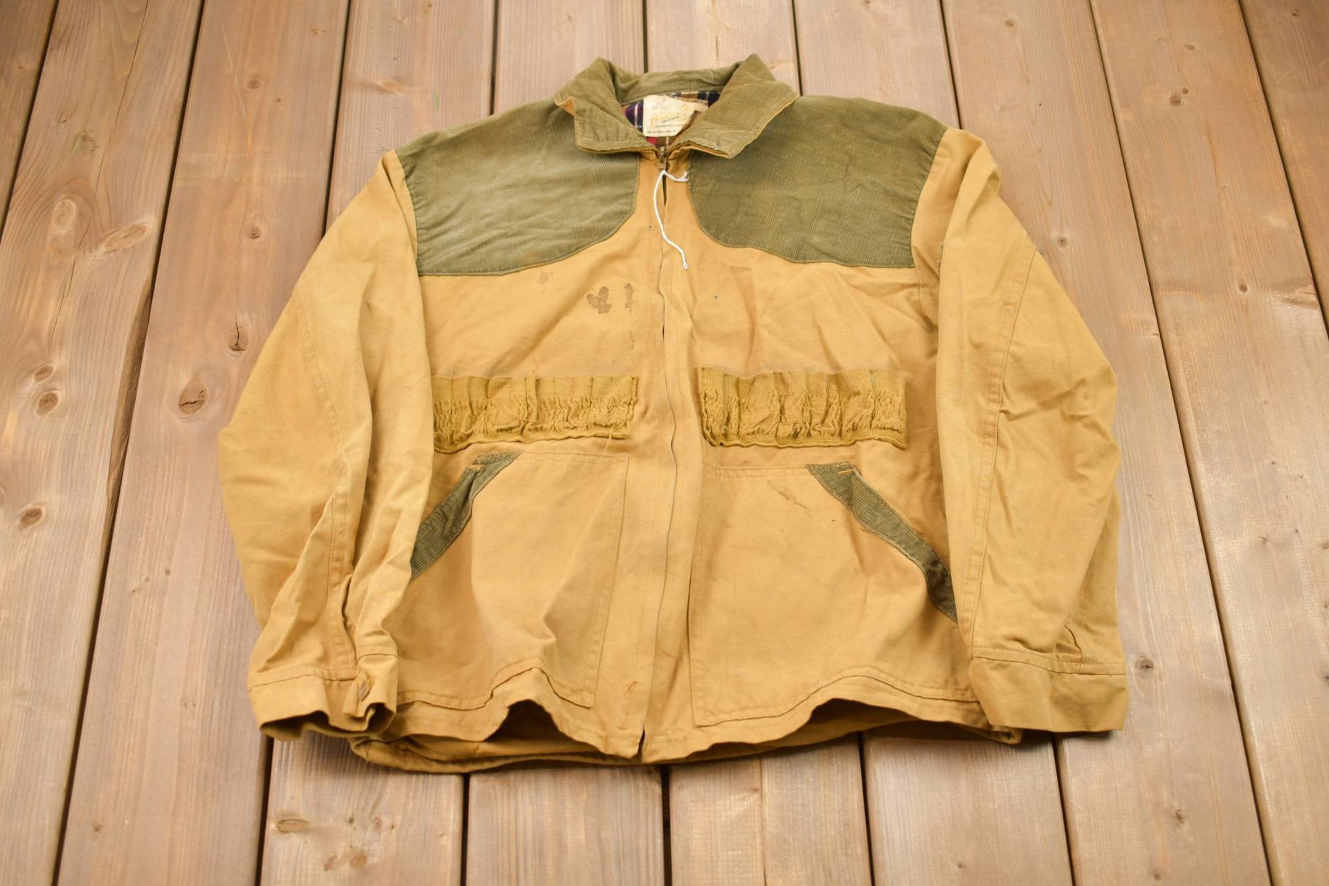 Vintage 1970Er American Field Canvas Jacke/Arbeitskleidung Streetwear Made in Usa 70Er Decke Gefütterte Sportbekleidung Union von Lostboysvintage