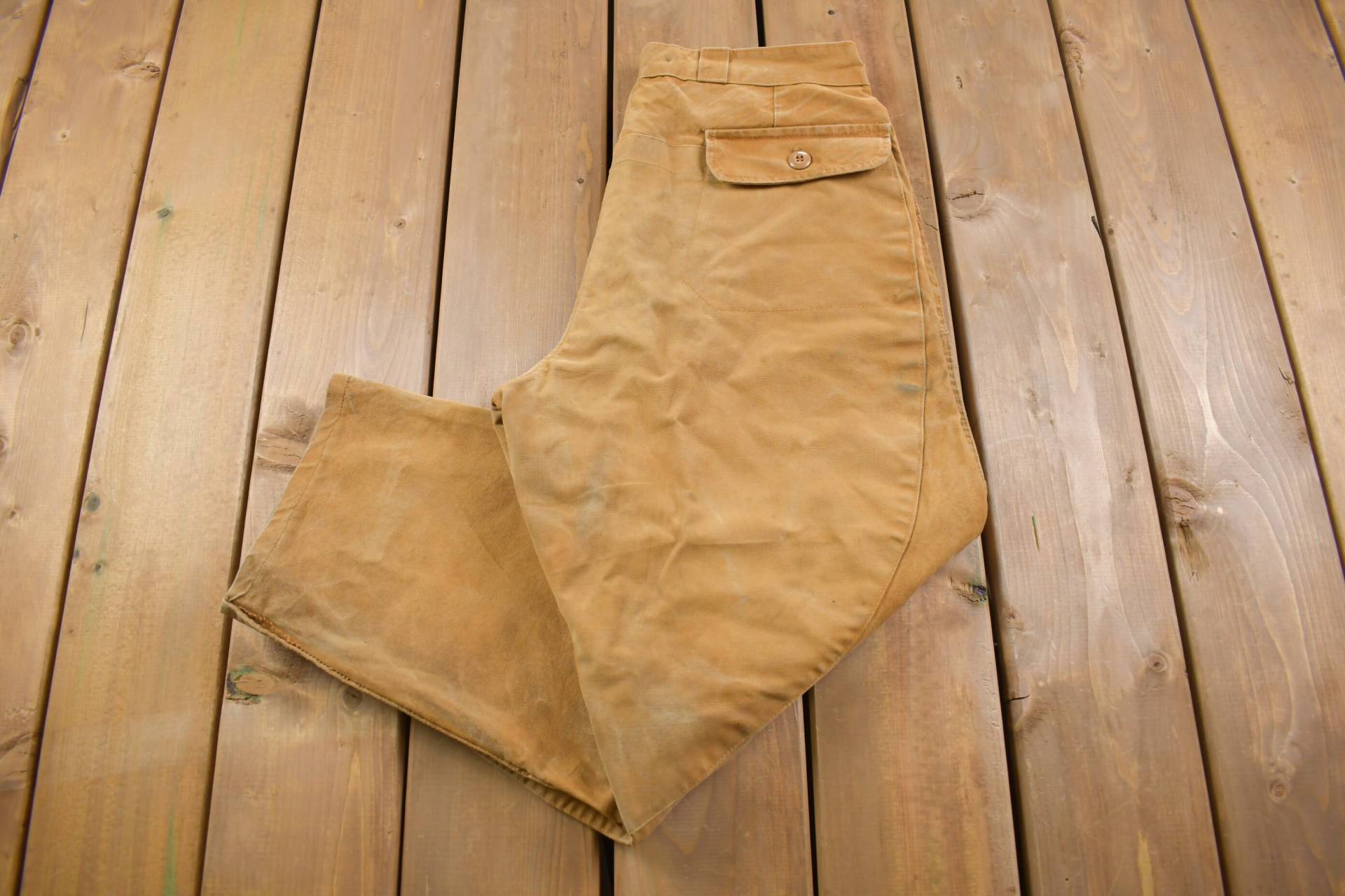 Vintage 1980 Forekristall Jagdhose 32 X 27/Doppelkniehose Made in Usa American Streetwear Fashion Hose von Lostboysvintage