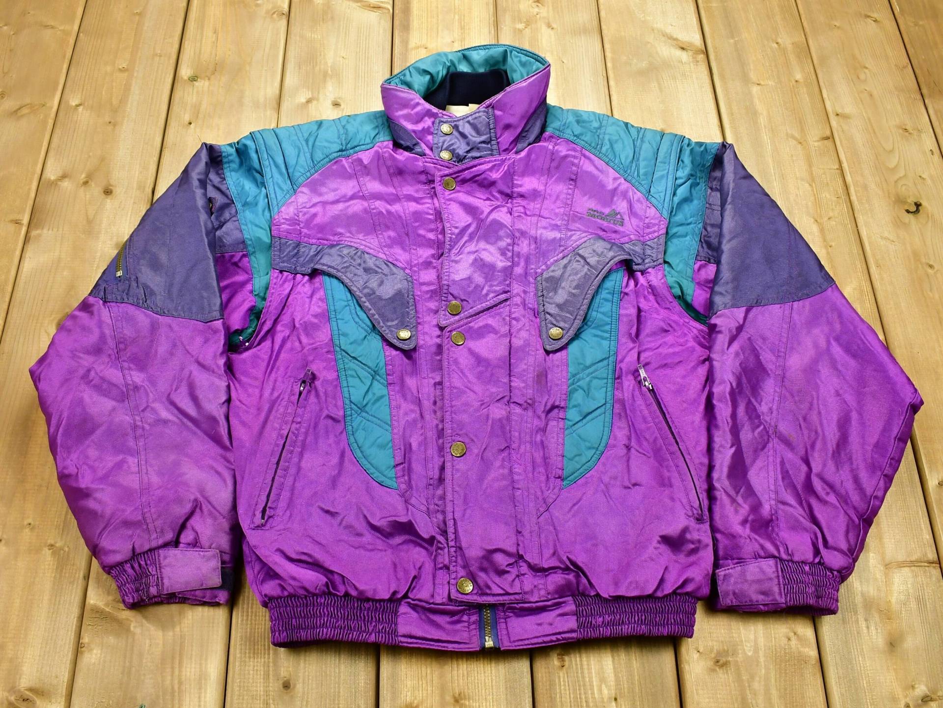 Vintage 1980Er Mobins Color Block Windbreaker Damenjacke/Pro Mobius Skijacke Streetwear Athleisure von Lostboysvintage