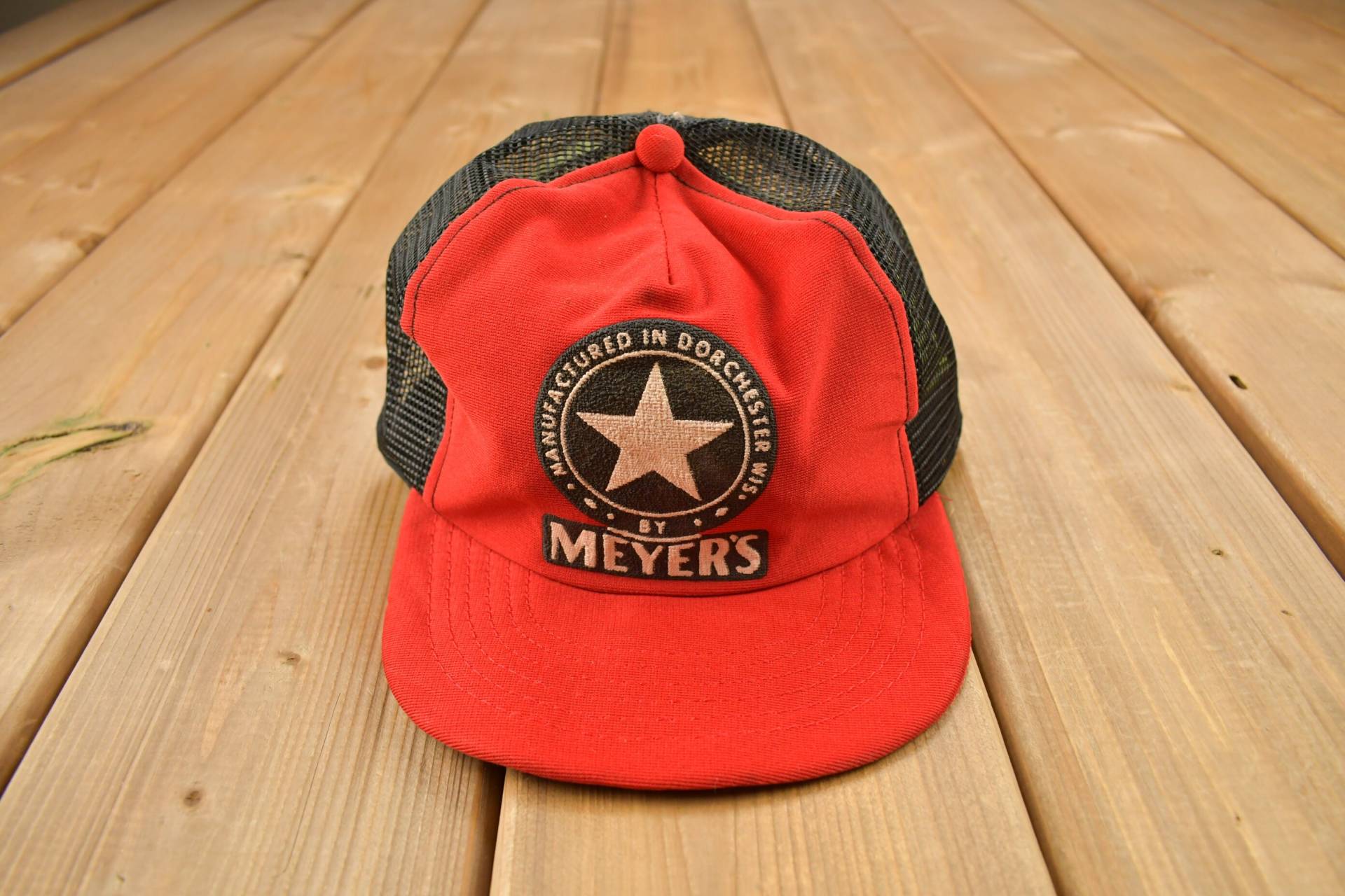 Vintage 1980Er Meyers Trucker Hut/Osfa 90Er Mesh Snap Back Souvenir Cap Sommerhut von Lostboysvintage