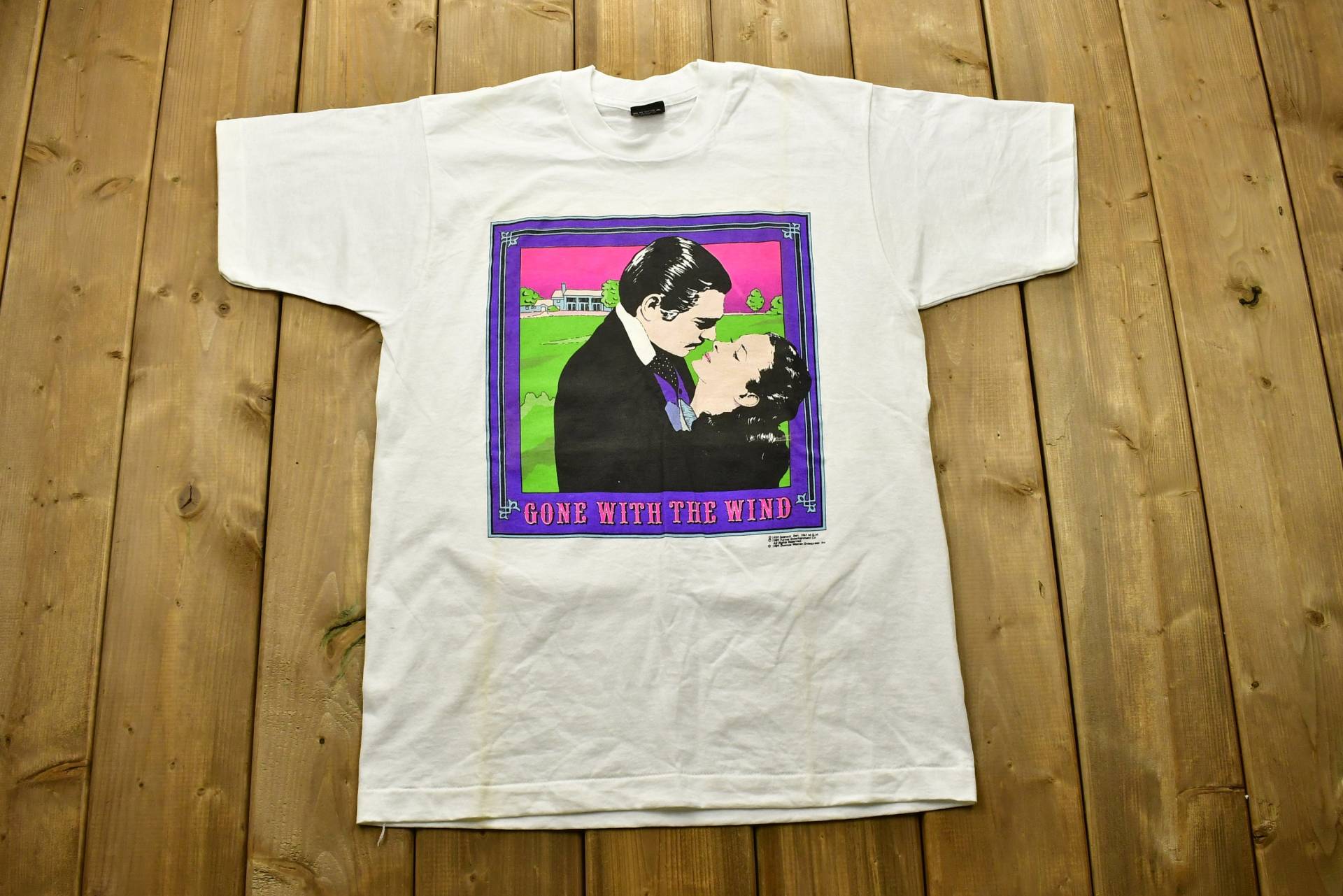 Vintage 1989 Vom Winde Verweht T-Shirt/Film Promo Druck Single Stitch Made in Usa 90S Retro Style 80S Shirt von Lostboysvintage