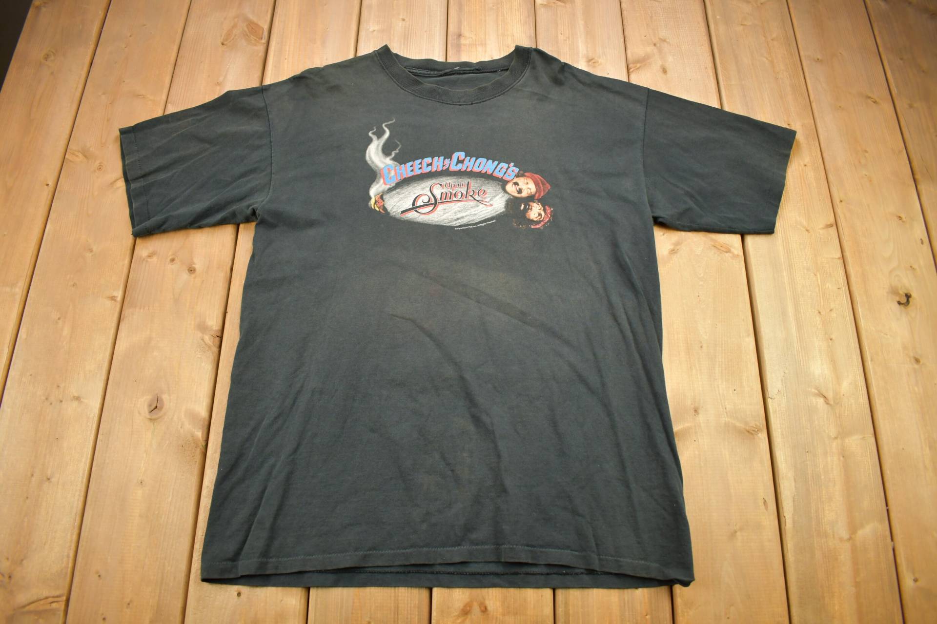 Vintage 1990Er Cheech & Chong Up in Smoke Film Promo T-Shirt/Made in Usa Single Stitch Seltener von Lostboysvintage