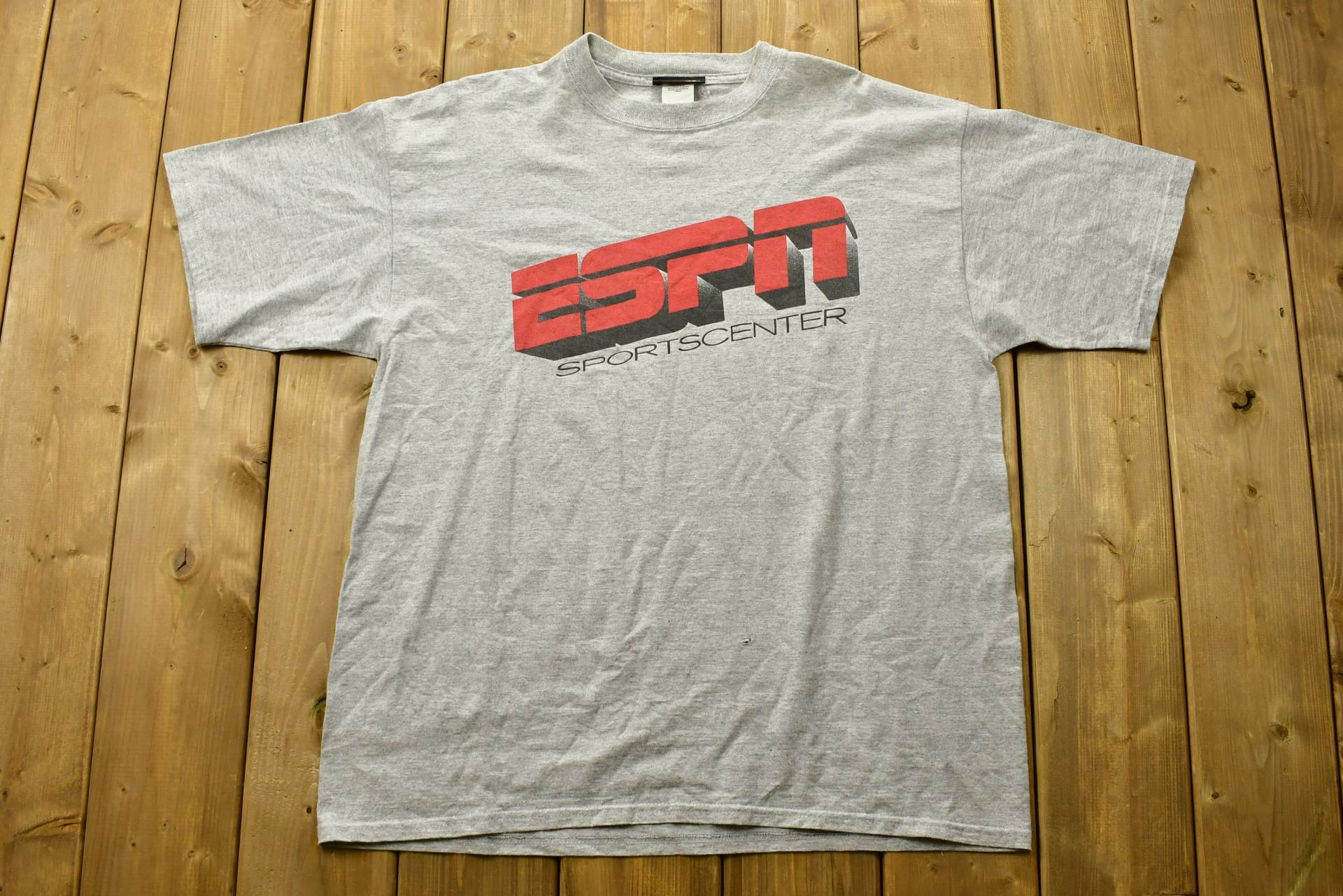 Vintage 1990Er Jahre Espn Sports Center T-Shirt/Made in Usa Sport 90S Streetwear Athleisure Sportswear von Lostboysvintage