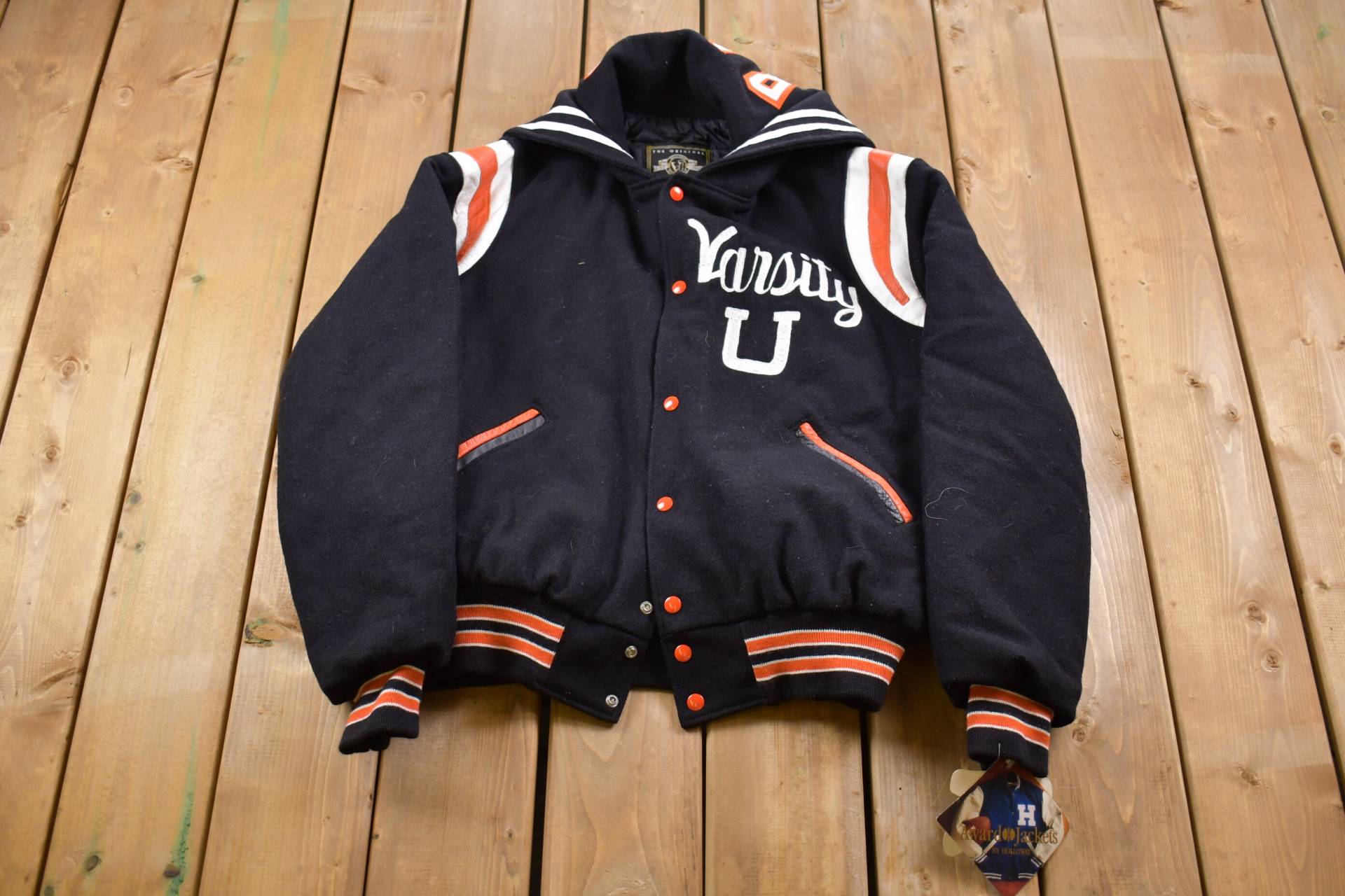 Vintage 1990Er Jahre Hartwell Deadstock Rams Varsity Wolljacke/90Er Jacke Outdoor U von Lostboysvintage