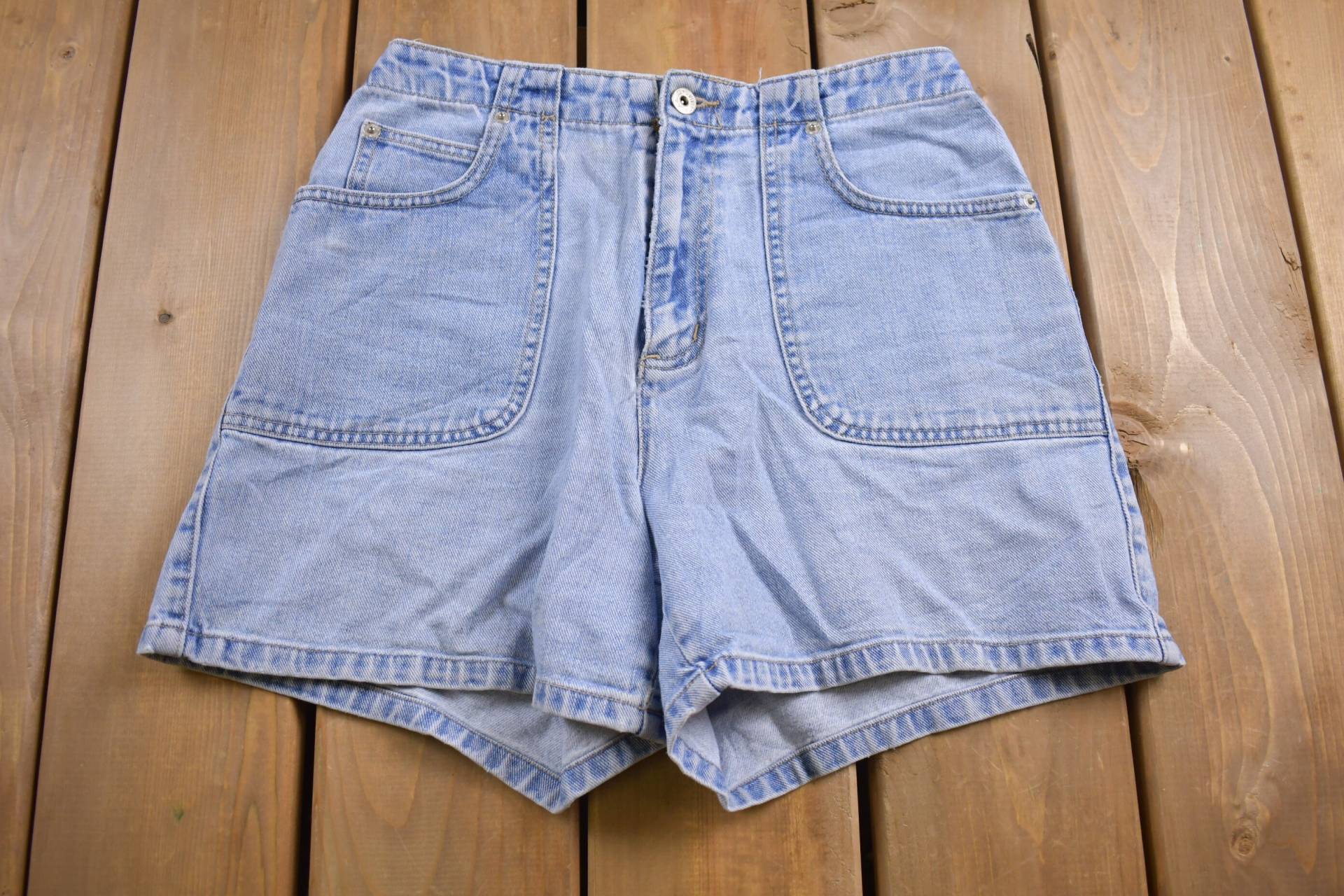 Vintage 1990Er La Blues Jean Kurze Shorts 28 X 4/90Er Jahre Mode Streetwear Hose Helle Waschung Jeans von Lostboysvintage