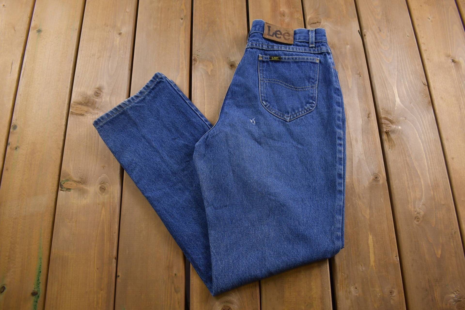 Vintage 1990Er Lee Blue Jeans 30 X/Made in Usa American Basic Streetwear Fashion Hose von Lostboysvintage