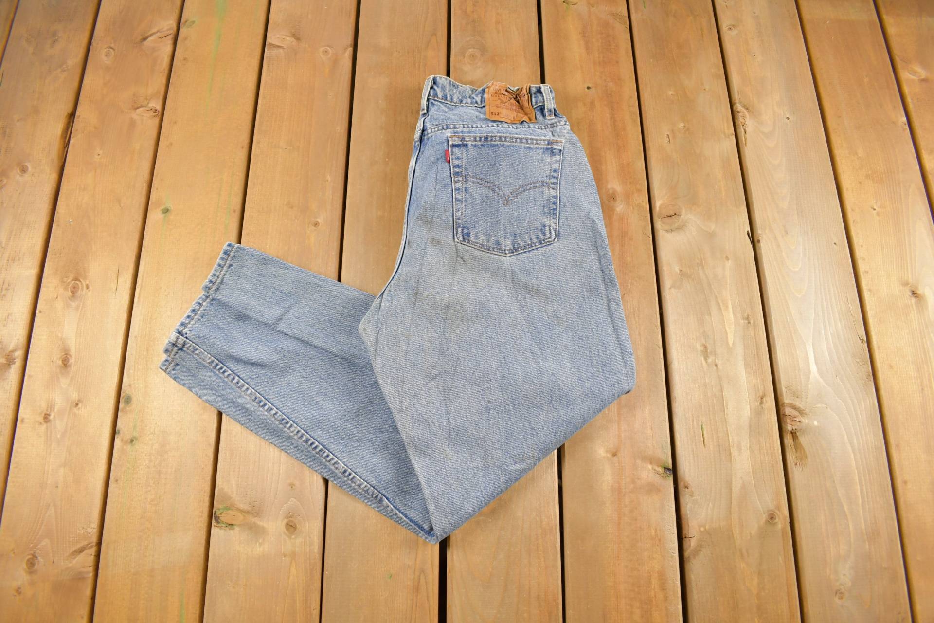 Vintage 1990Er Levi's 512 Denim Damen Jeans Größe 32 X 28, 5/streetwear Made in Usa von Lostboysvintage