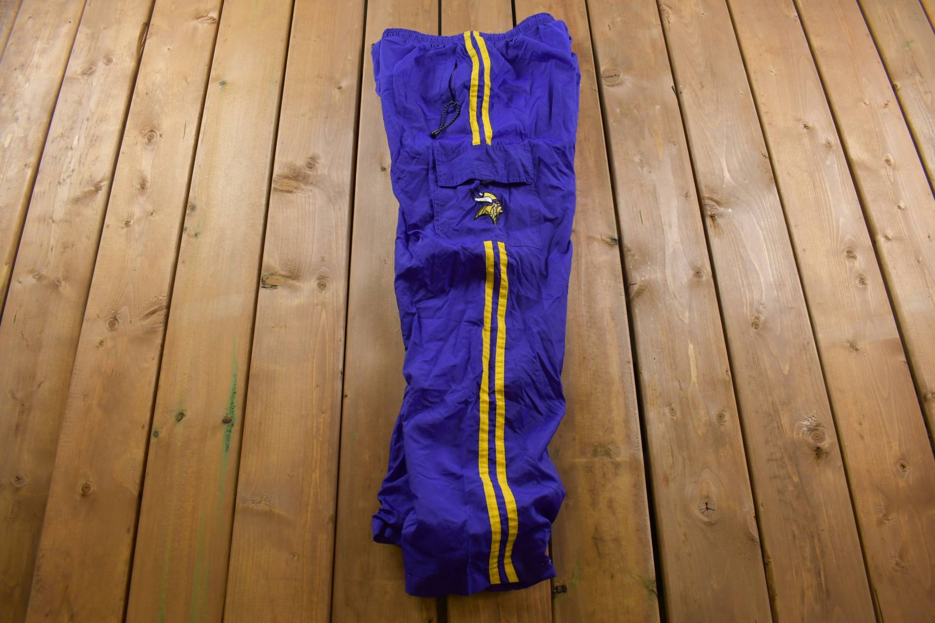 Vintage 1990Er Minnesota Vikings Nylon Cargo Hose 28-30 X 27/Made in Usa Nfl American Streetwear Fashion von Lostboysvintage