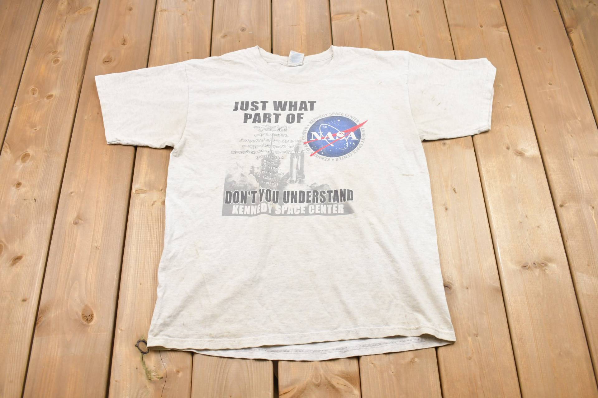 Vintage 1990Er Jahre Nasa Rocket Science Grafik T-Shirt/Streetwear Retro Style 90Er von Lostboysvintage