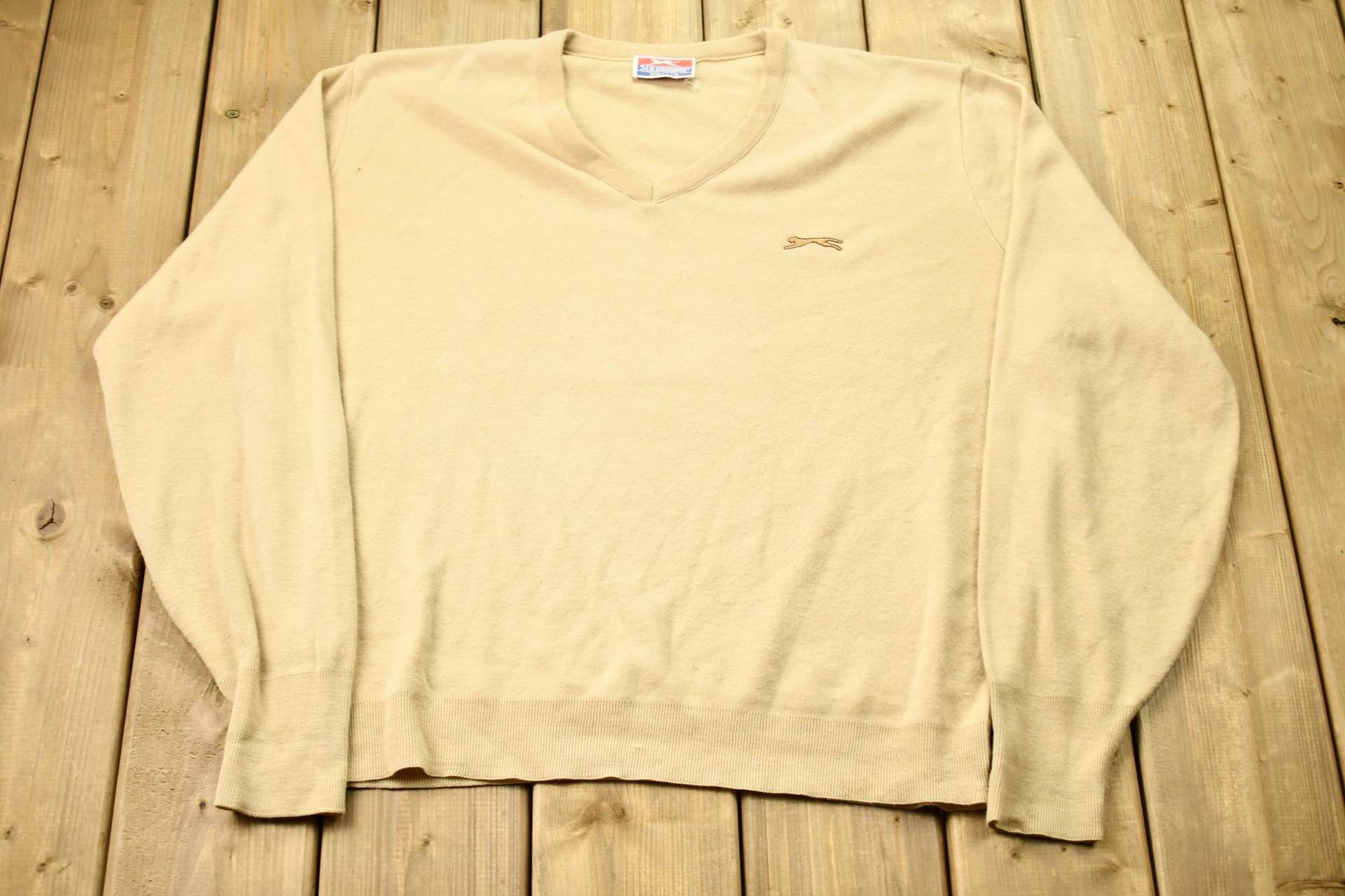 Vintage 1990Er Jahre Slazenger Jacke Mit V-Ausschnitt/Pullover Sweatshirt Outdoor Winter 90Er Vintage 1990Er Jahre Slazenger Jacke Mit V-Ausschnitt/Pullover Sweatshirt Outdoor Winter 90Er von Lostboysvintage