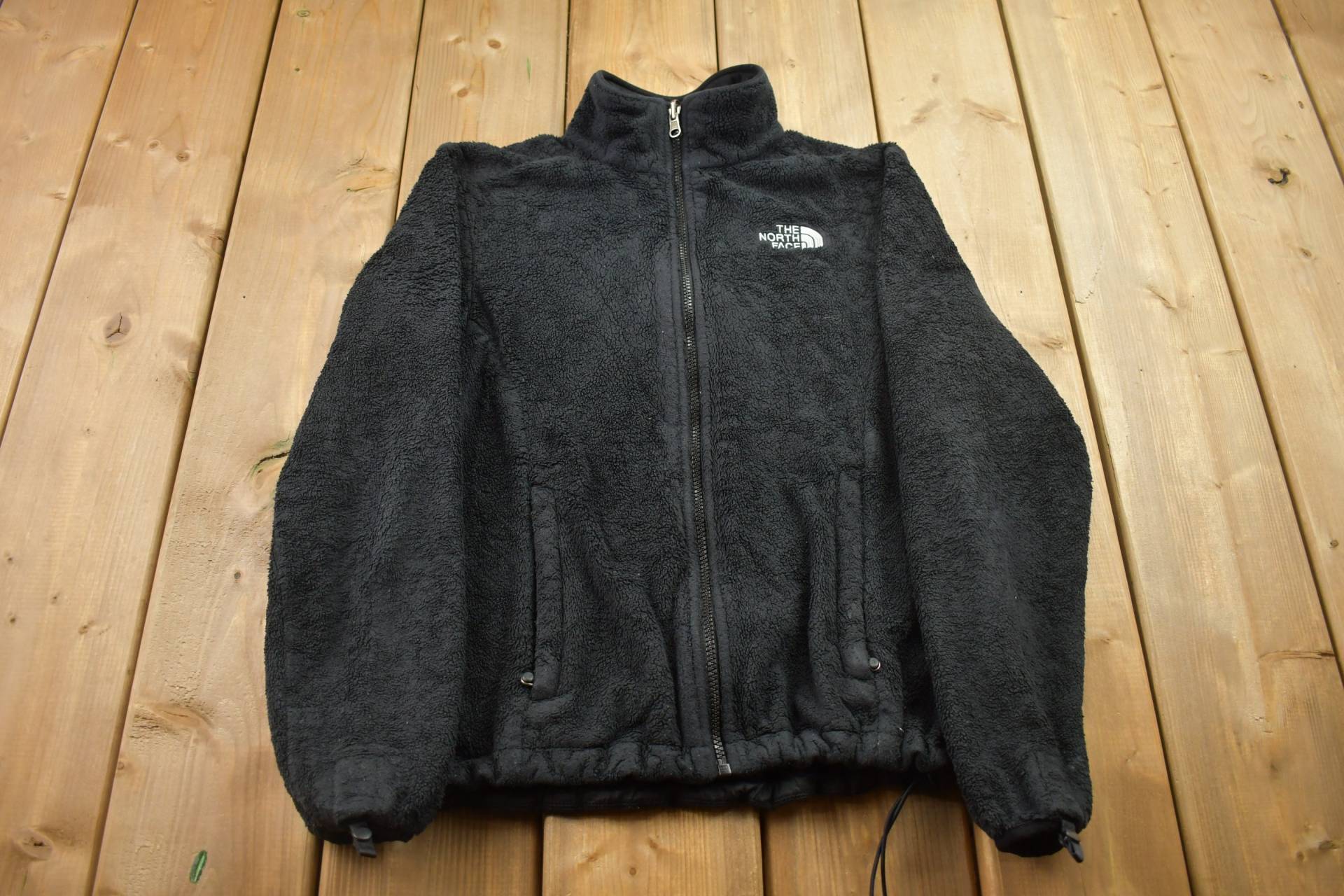 Vintage 1990Er North Face Zip Up Flauschiger Fleecepullover/Damen Sportbekleidung 90Er Crewneck Streetwear Athleisure Wandern von Lostboysvintage