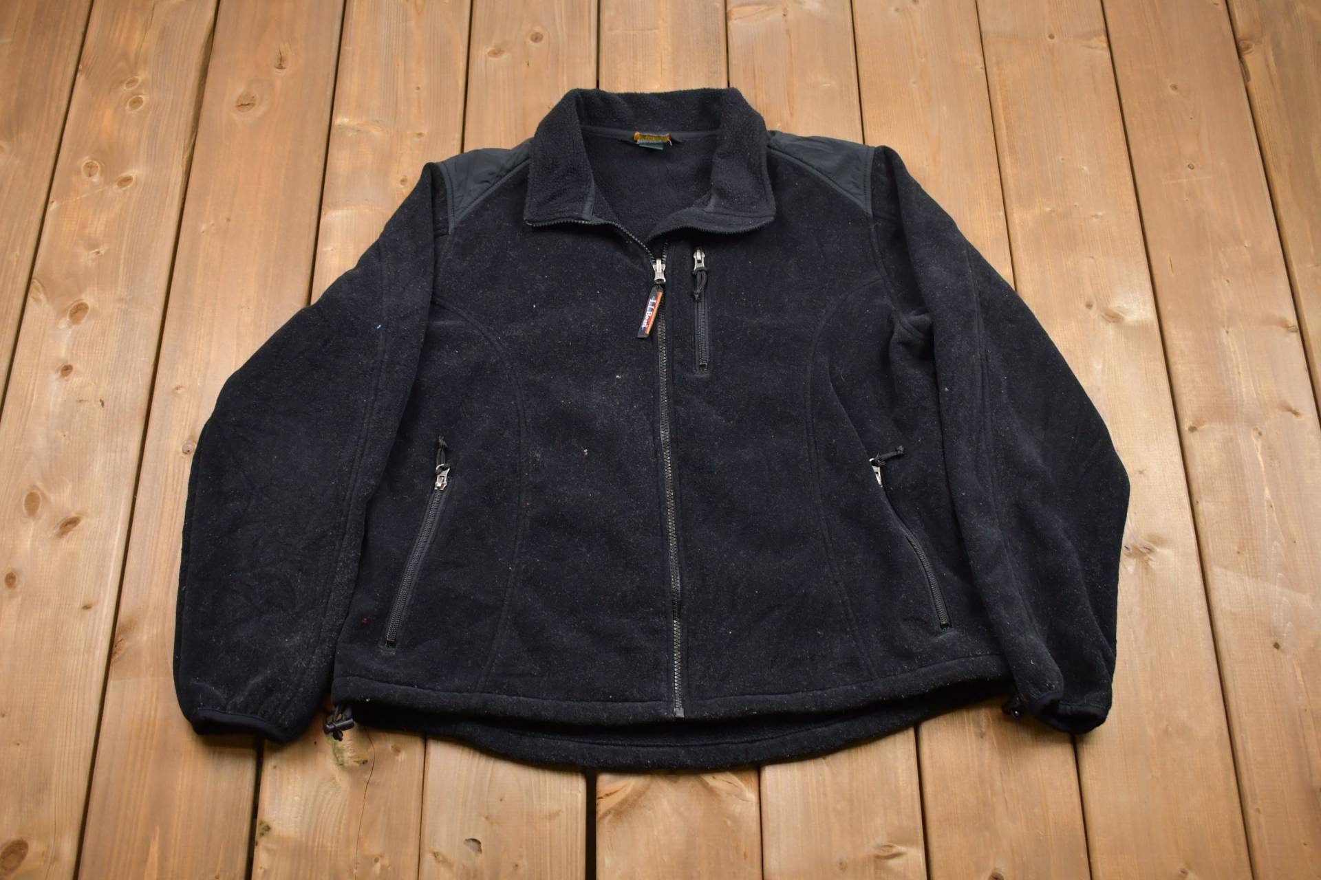 Vintage 1990Er Ll Bean Fleece Zip Up Pullover/Sportbekleidung 90Er Crewneck Streetwear Athleisure Wandern von Lostboysvintage