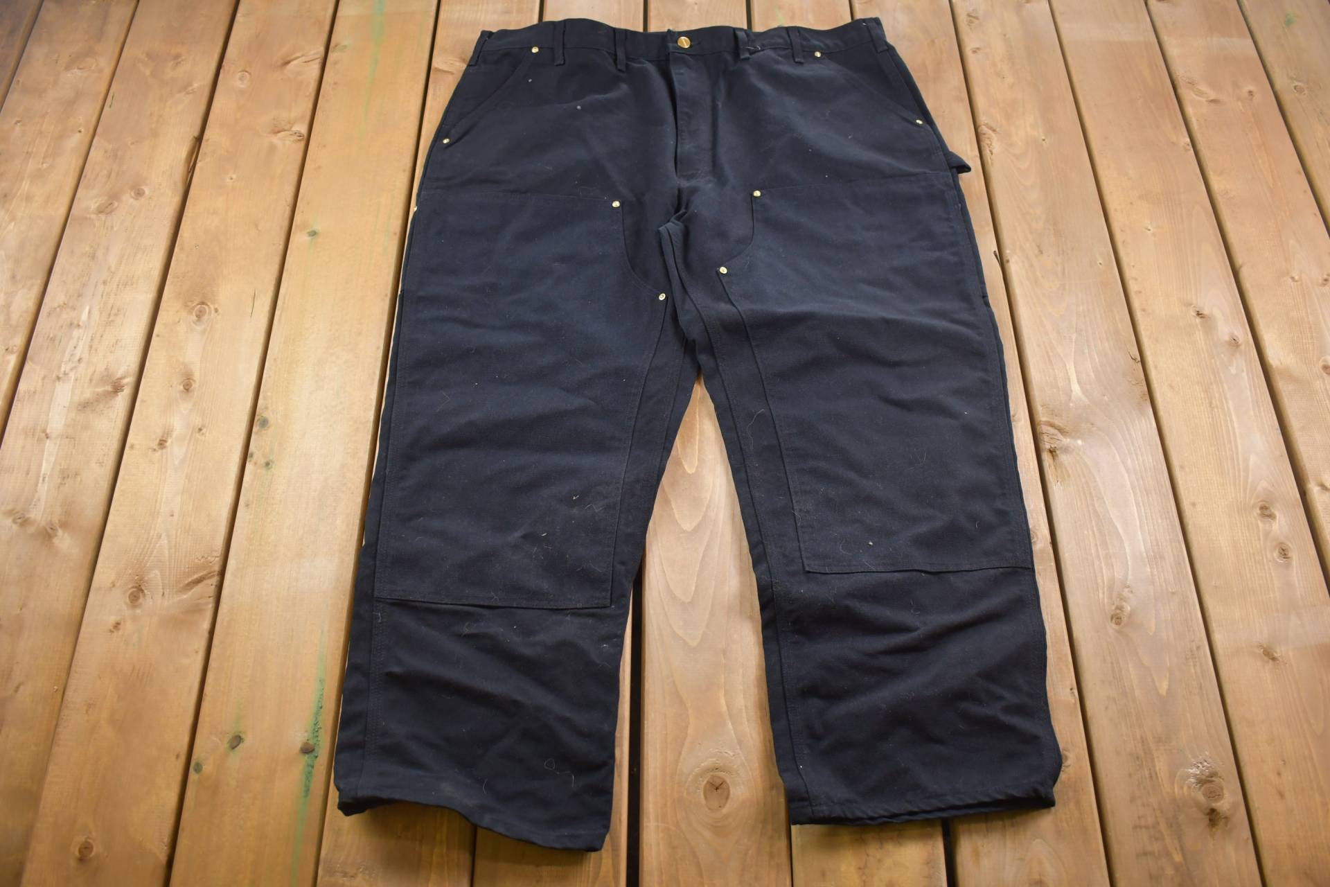 Vintage 1990S Carhartt Doppelknie Arbeitshose Größe 44 X 30/90S Carpenter Hose Super Zustand Made in Usa | Selten Arbeitskleidung Vintage 1990S Carhartt Doppelknie Arbeitshose Größe 44 X 30/90S Carpenter Hose Super Zustand Made in Usa | Selten Arbeitskleidung von Lostboysvintage