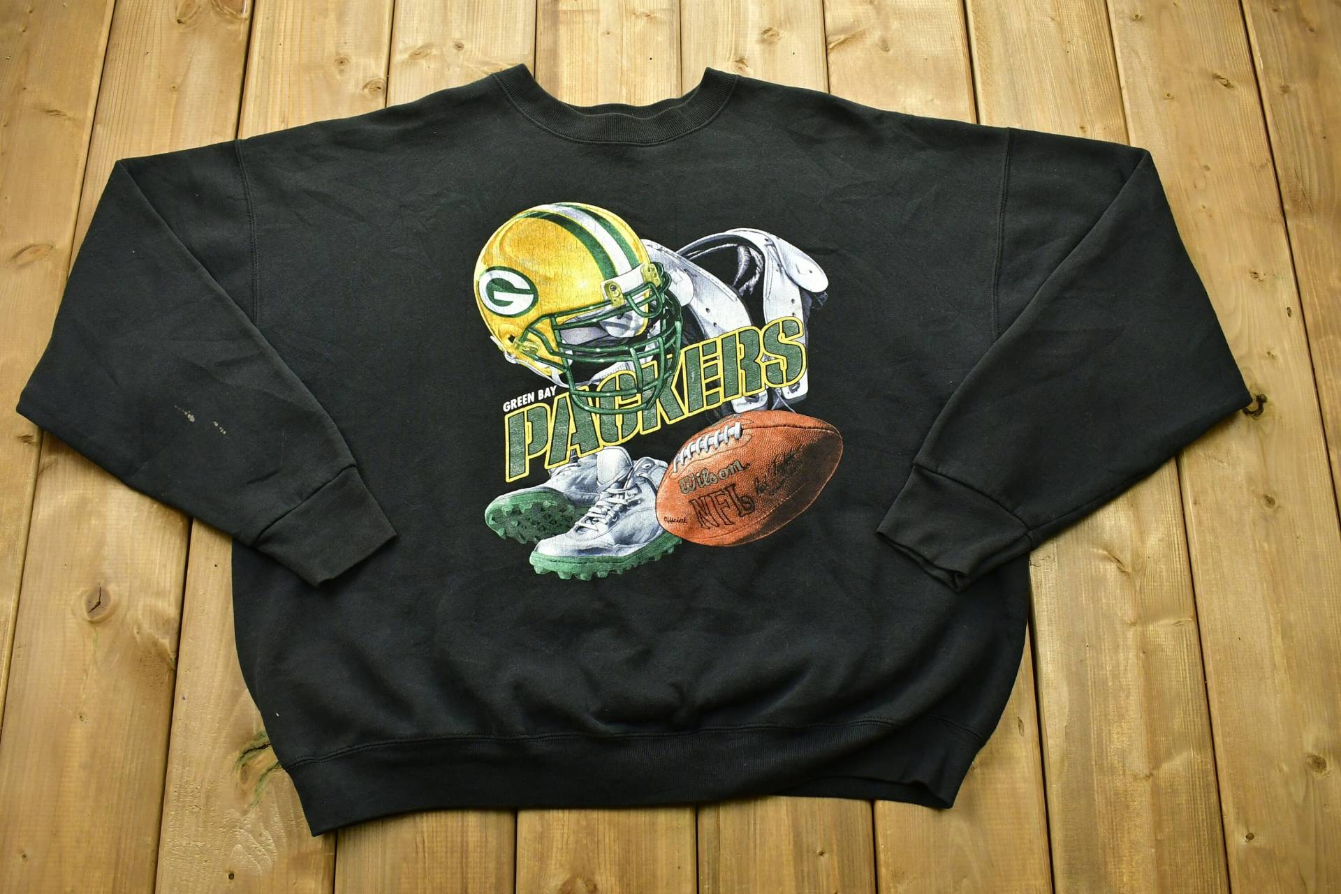 Vintage 1990Er Green Bay Packers Crewneck Sweatshirt/Sport 90Er Nfl Streetwear Athleisure von Lostboysvintage