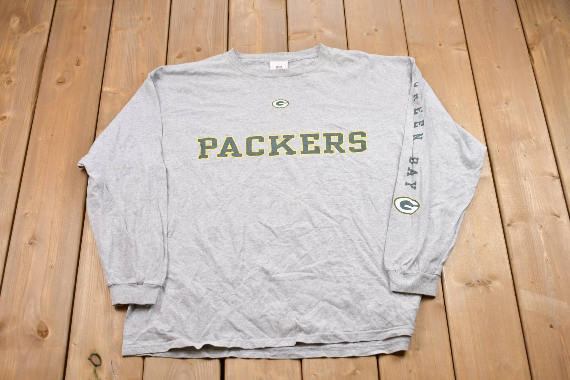 Vintage 1990S Green Pay Packers Nfl Langarmshirt/Made in Usa Football Sportswear Athleisure Americana von Lostboysvintage