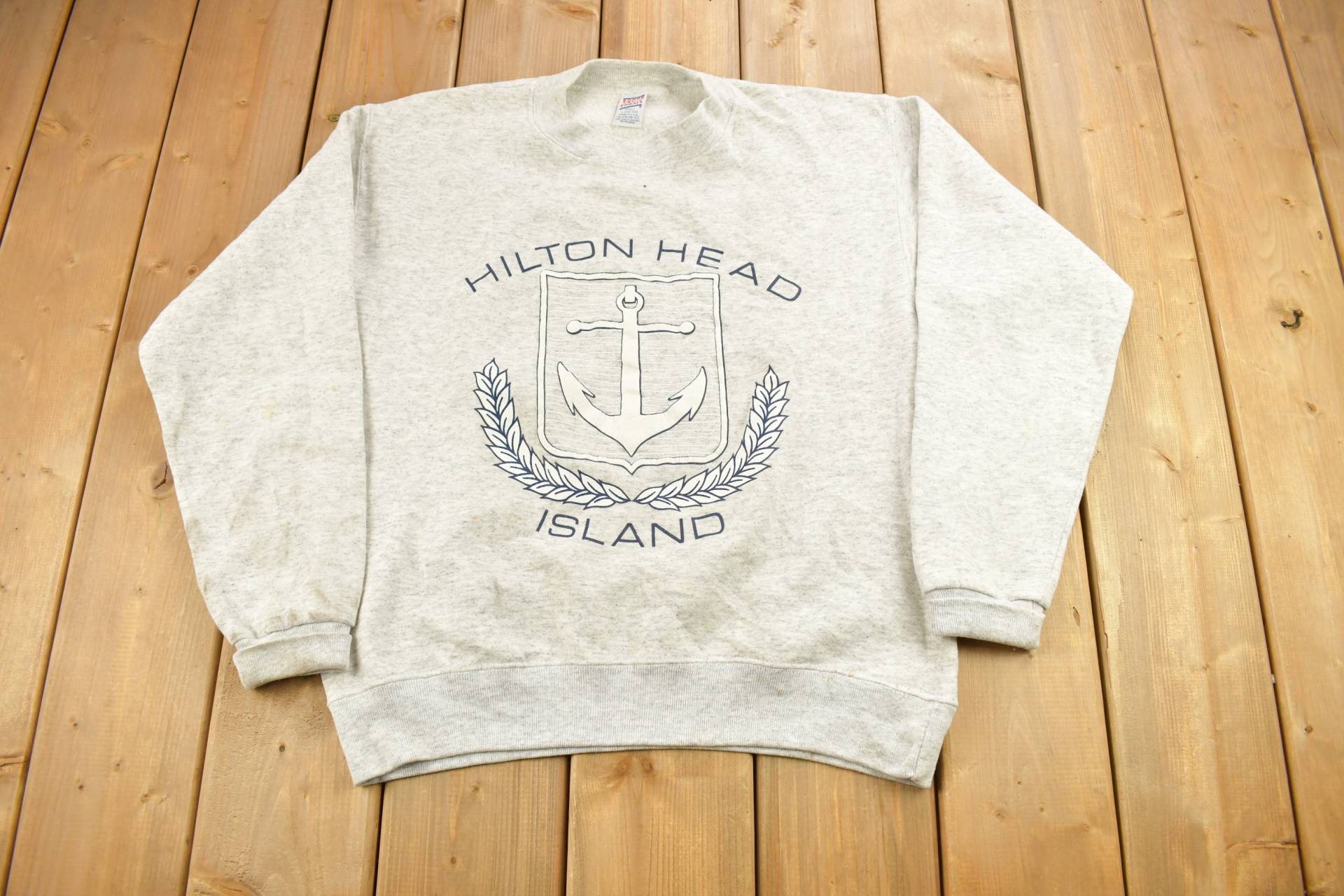 Vintage 1990S Hilton Head Island Soffe Sweats Sweatshirt Mit Rundhalsausschnitt/90Er Jahre Souvenir Sweater Made in Usa Reisen Und Urlaub von Lostboysvintage