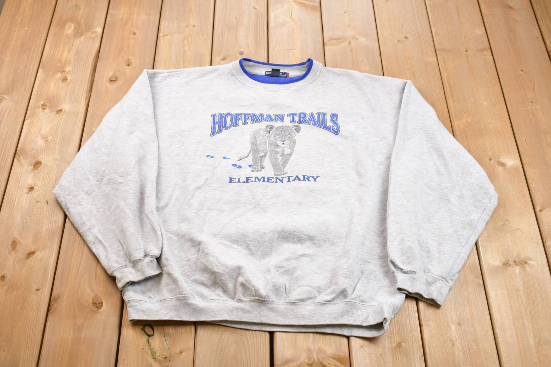 Vintage 1990Er Hoffman Trails Elementary Crewneck Sweatshirt/90Er Souvenir Athleisure Streetwear Reisen Und Tourismus von Lostboysvintage