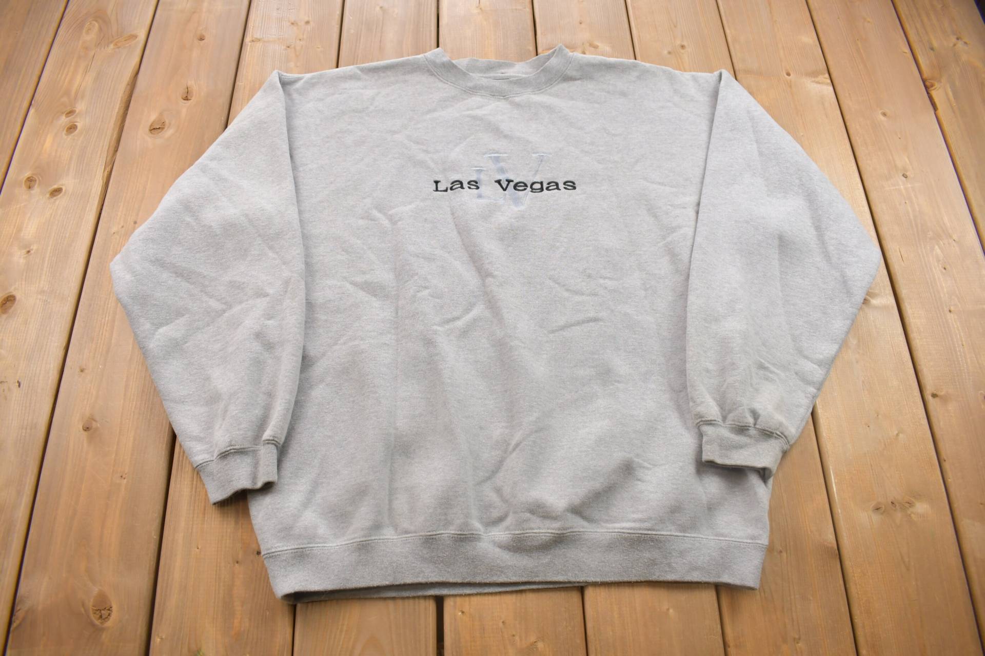 Vintage 1990S Las Vegas Sweatshirt/90Er Jahre Rundhals Souvenir Sweater Streetwear Reisen Und Urlaub von Lostboysvintage