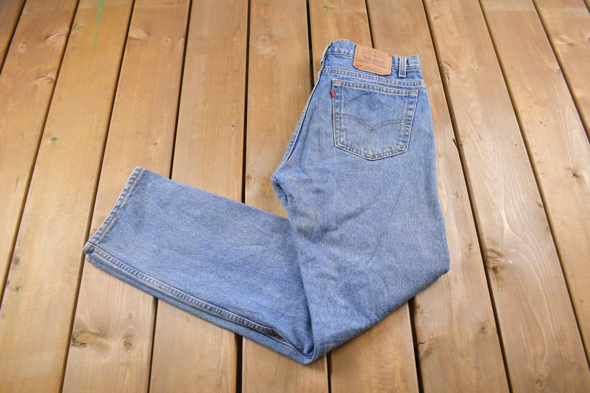 Vintage 1990Er Levi's 505 Red Tab Jeans Größe 32 X 31/Made in Usa 90Er Denim Streetwear Fashion von Lostboysvintage