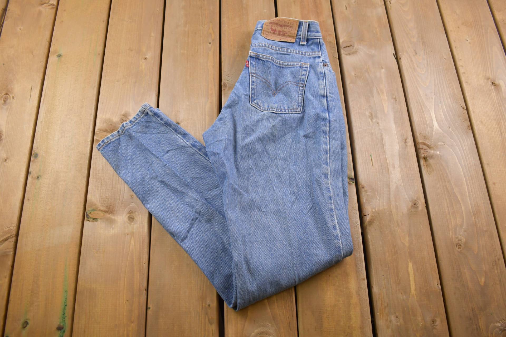 Vintage 1990S Levi's 550 Red Tab Jeans Größe 26 X 33/90S Denim Streetwear Fashion Blue von Lostboysvintage
