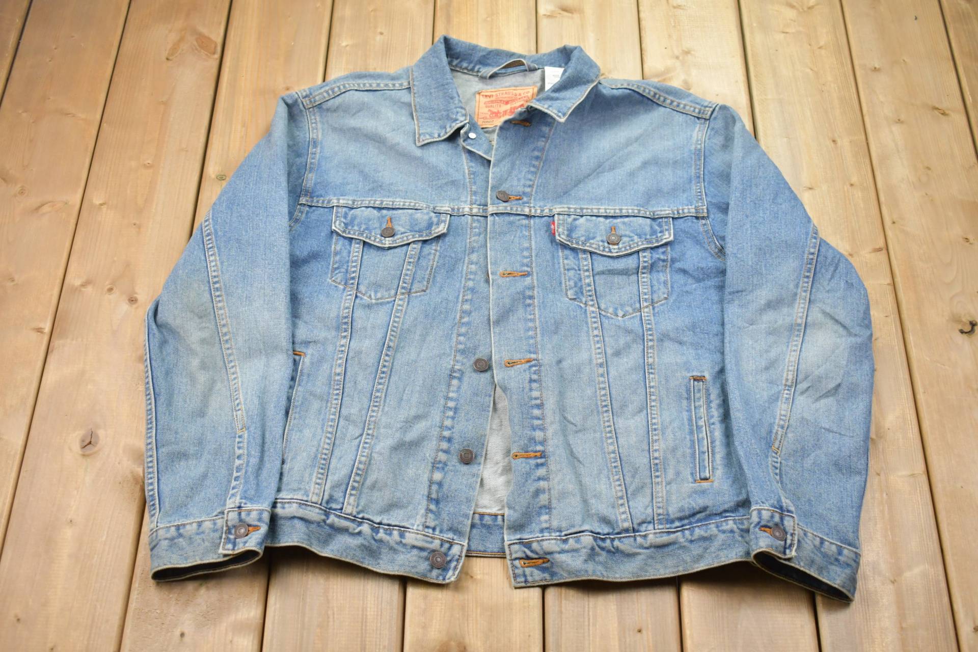 Vintage 1990S Levi's Jeansjacke/Denim Streetwear Herbst Oberbekleidung Herbstjacke von Lostboysvintage