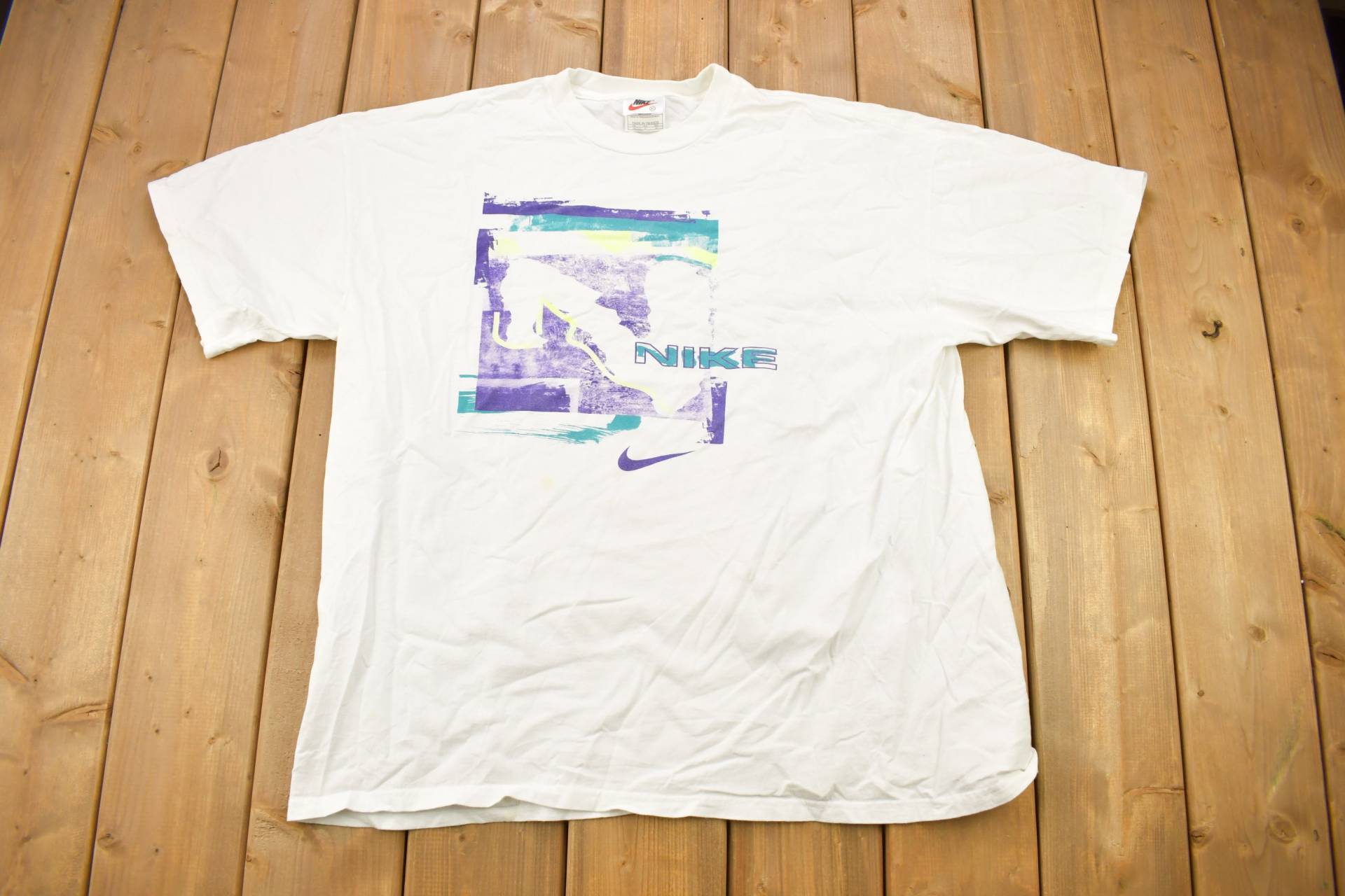 Vintage 1990Er Nike Grafik T-Shirt/90Er Streetwear T Shirt Made in Usa von Lostboysvintage