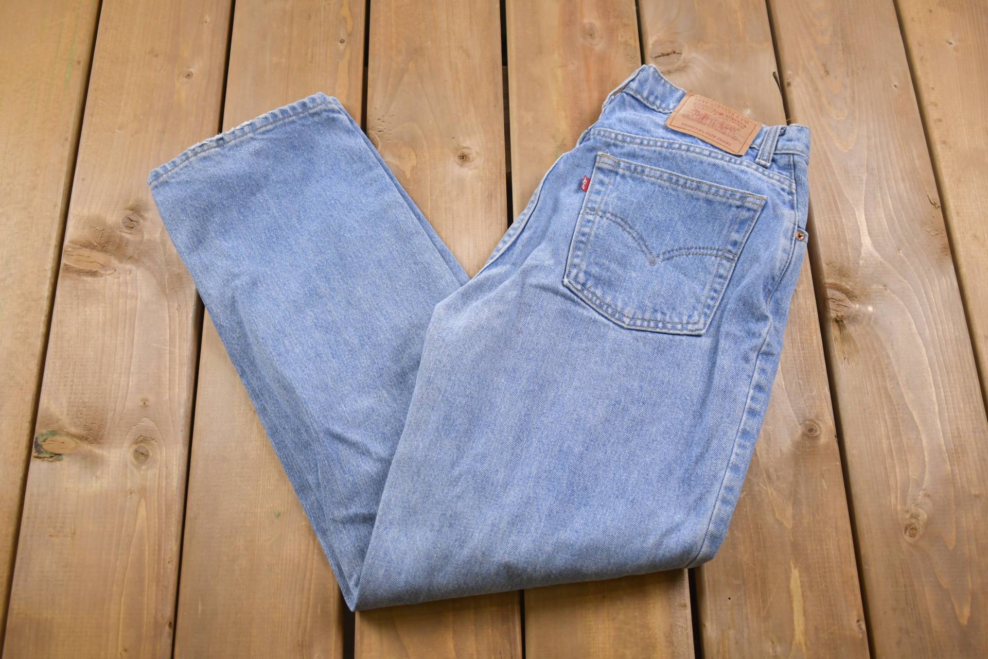 Vintage 1990Er Jahre Persönliches Paar Heidi Levi's Tab Jeans Größe 28 X/streetwear Fashion Denim Made in Canada von Lostboysvintage