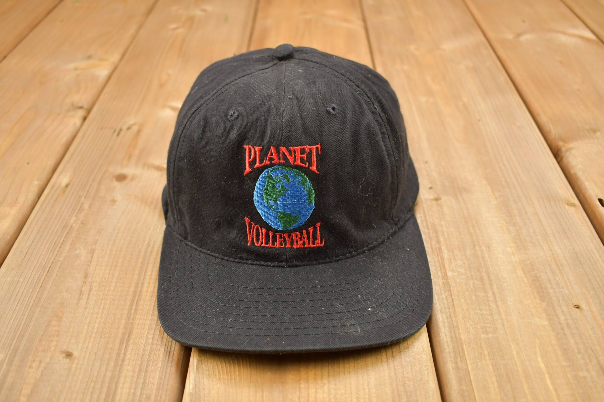 Vintage 1990S Planet Beachvolleyball Snap Back Hat/Osfa 90Er Jahre Hut Aussie T Co Bestickt Made in Usa von Lostboysvintage