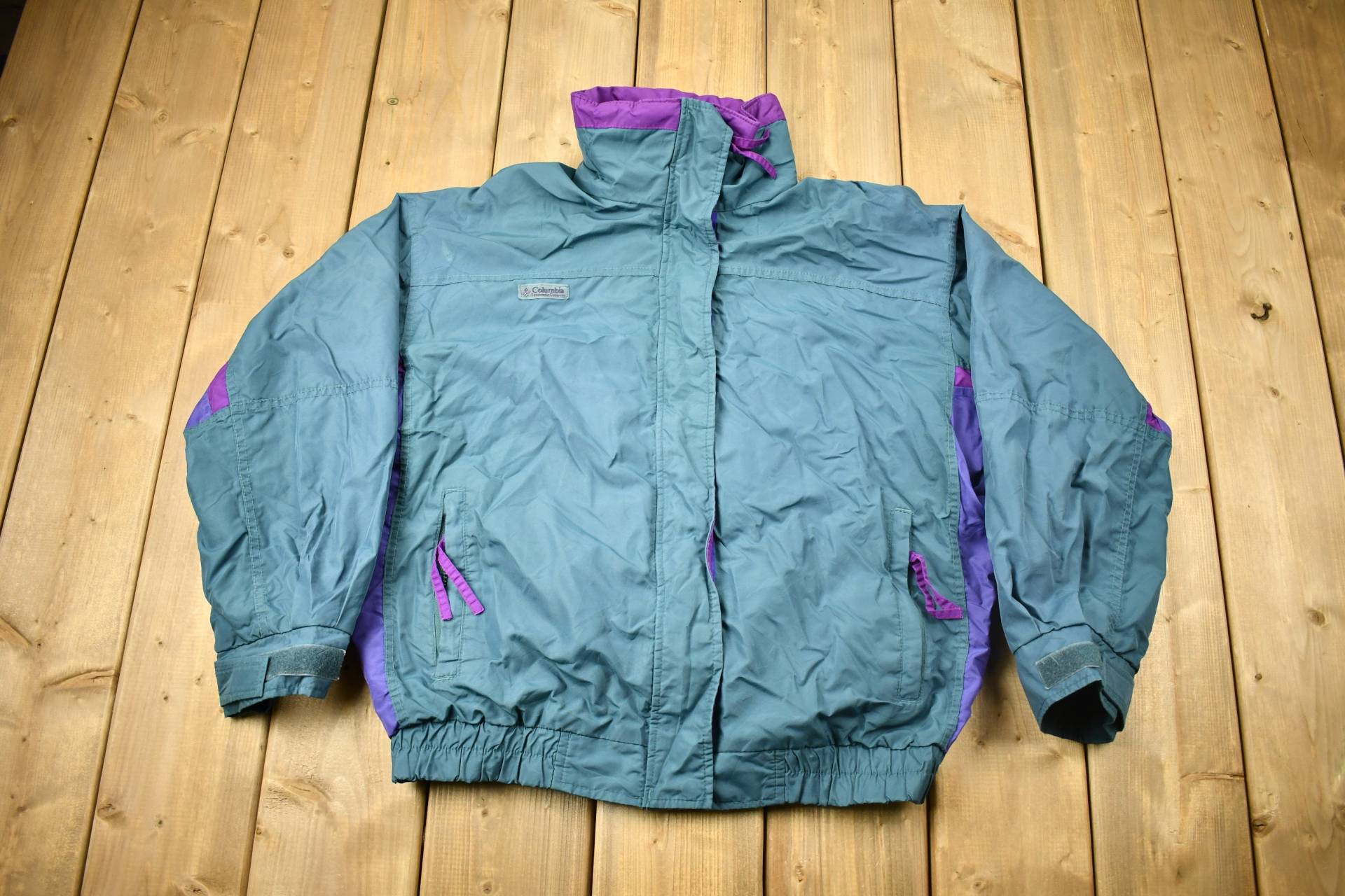 Vintage 1990Er Columbia Sportswear Full Zip Windjacke/Shelljacke Streetwear Athleisure Outdoorsman von Lostboysvintage