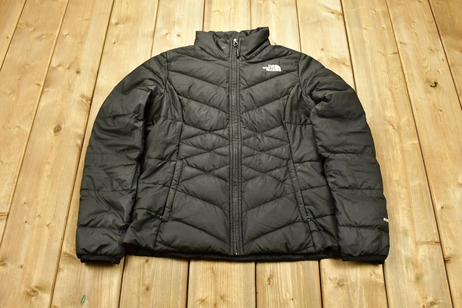 Vintage 1990Er Jahre The North Face 500 Nupste Puffer Jacke/Damen Gänsedaunenfüllung Bubble Tnf Winter Streetwear von Lostboysvintage