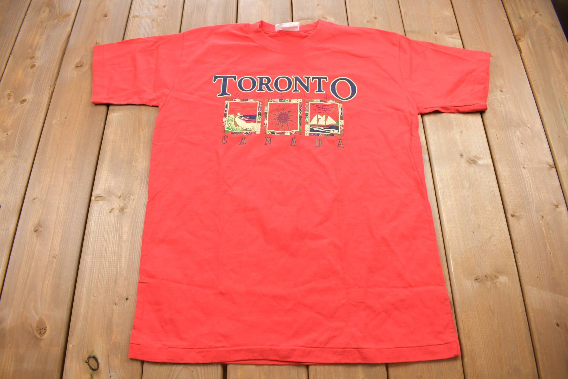 Vintage 1990S Toronto Souvenir T-Shirt/Made in Canada Streetwear Seltenes Urlaubs-T-Shirt Reise-T-Shirt von Lostboysvintage