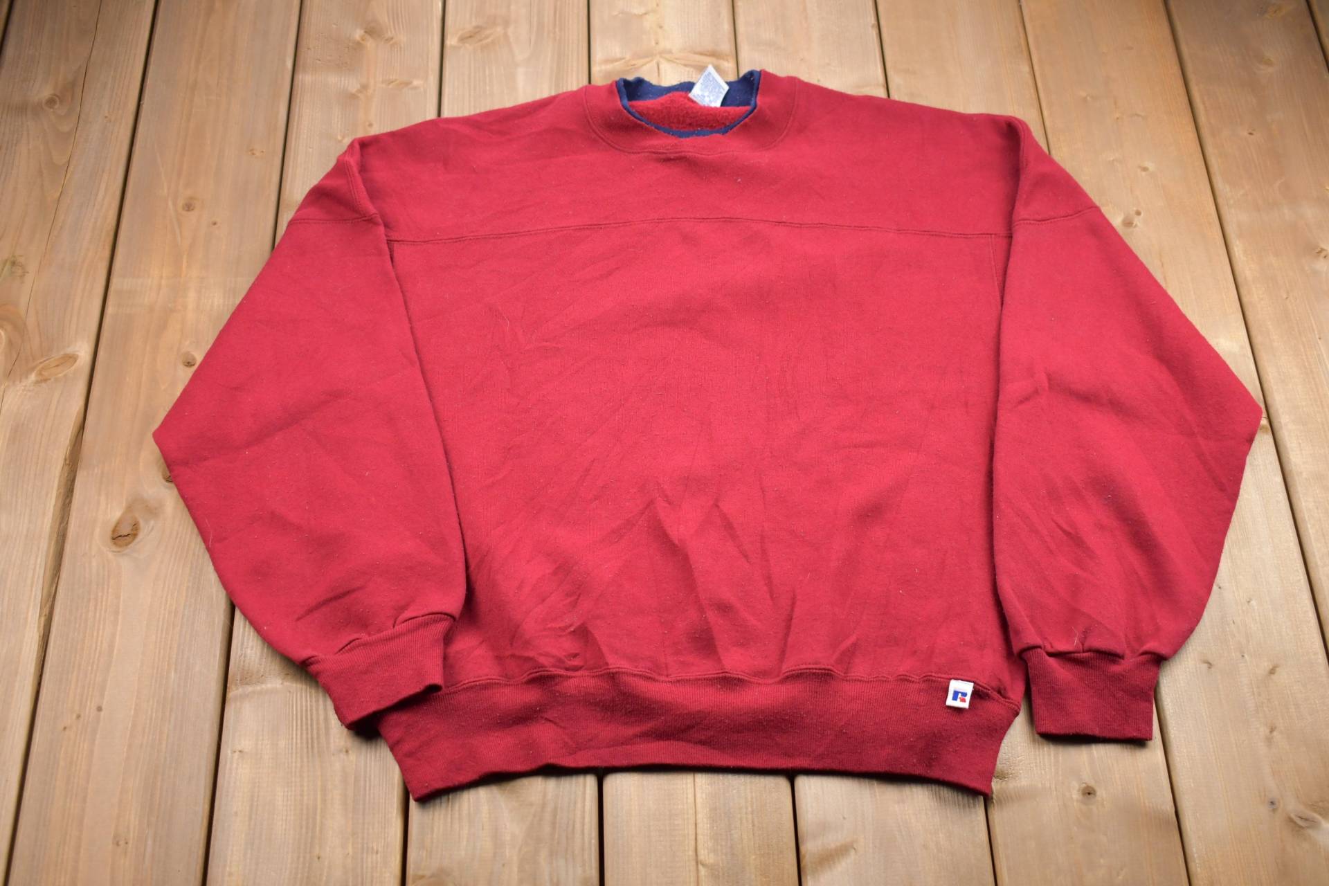 Vintage 1990Sspiel Von Russel Athletic Made in Usa Sweatshirt/90Er Jahre Rundhalsausschnitt Souvenir Athleisure Streetwear von Lostboysvintage