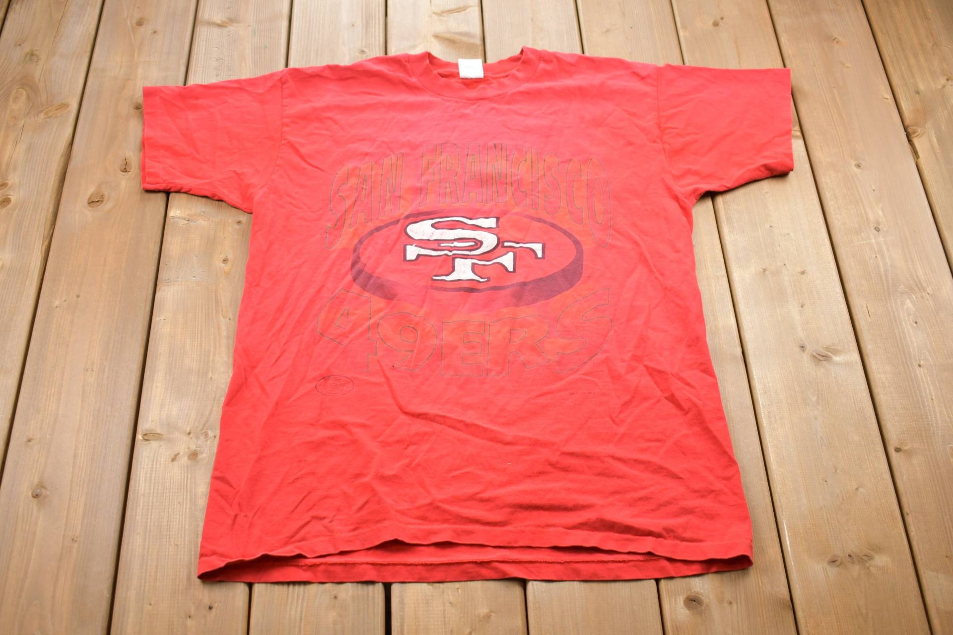 Vintage 1994 San Francisco 49Ers Nfl Grafik T-Shirt/Single Stitch 90Er Jahre Streetwear Athleisure Sportbekleidung von Lostboysvintage