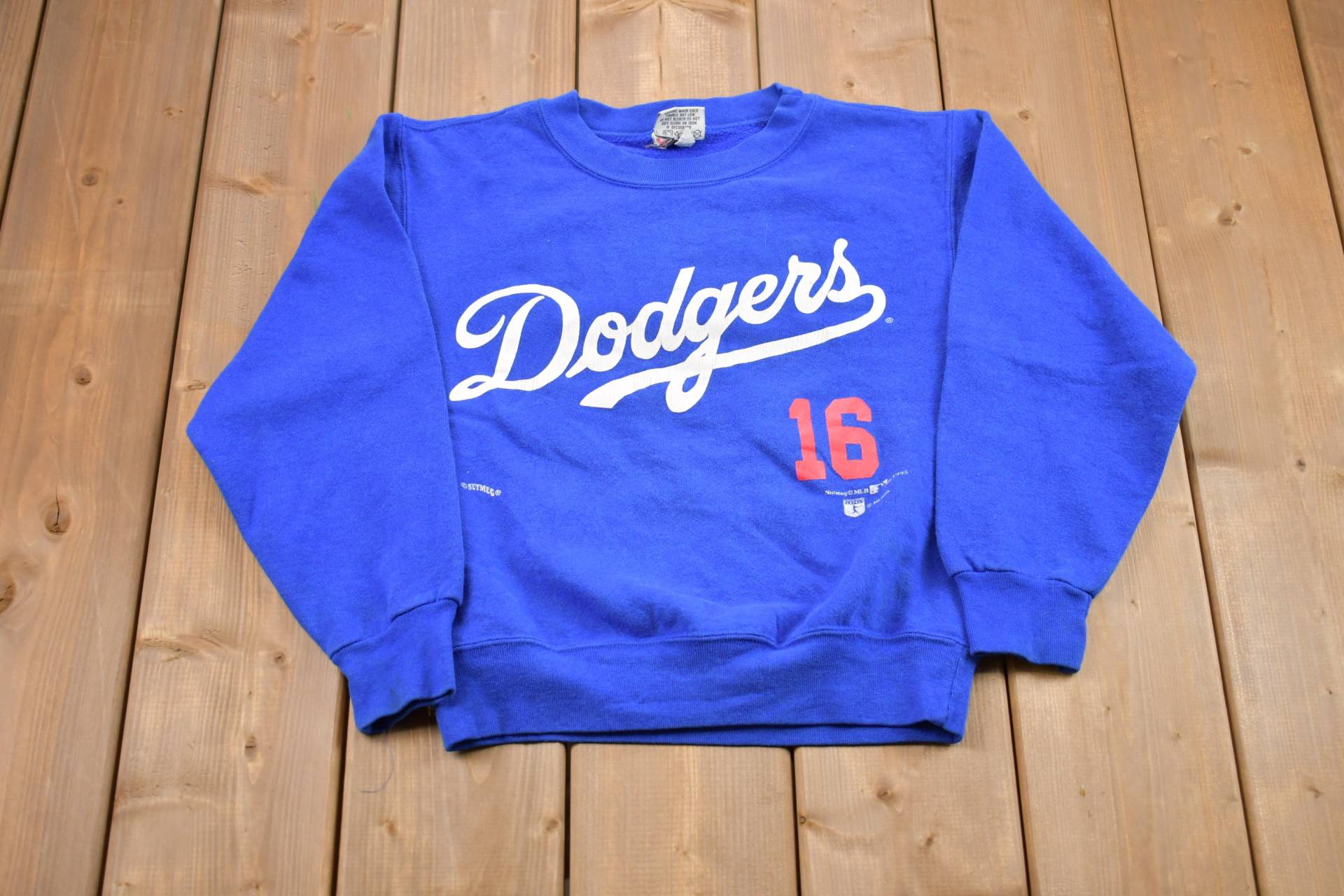 Vintage 1995 Kinder Los Angeles Dodgers Mlb Baseball Made in Usa Crewneck Sweatshirt/90Er Souvenir Athleisure Nomo von Lostboysvintage