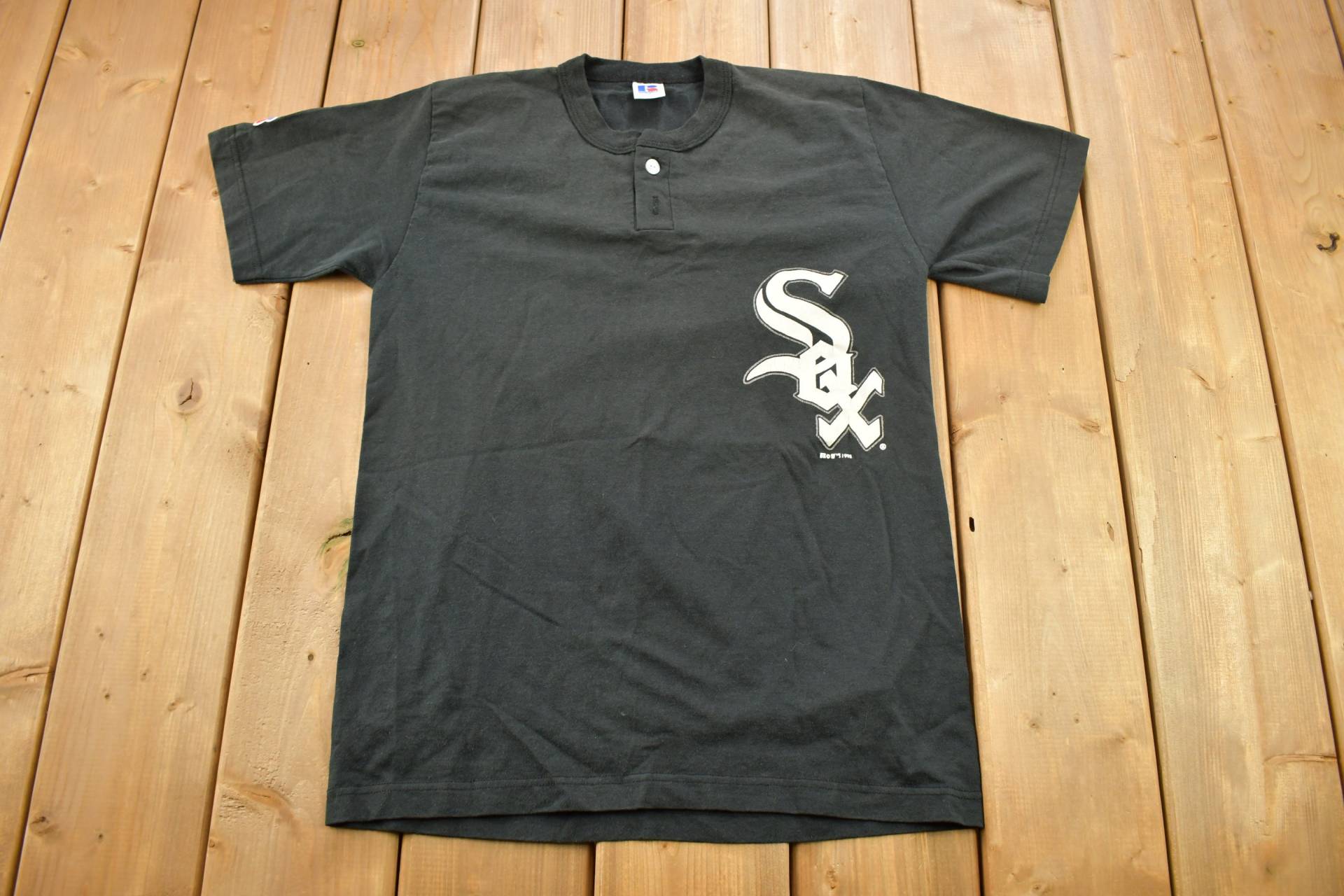 Vintage 1998 Chicago White Sox Mlb Russell Athletics Henley T-Shirt/Made in Usa Parisi Lou Gehrig Jugend Baseball von Lostboysvintage