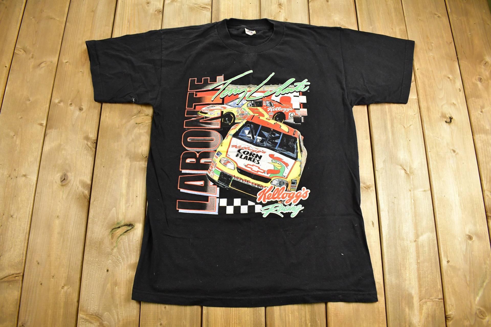 Vintage 1999 Terry Labonte Nasse T-Shirt/Kellogg's Ascar Racing 90S Streetwear Athleisure Sportbekleidung von Lostboysvintage