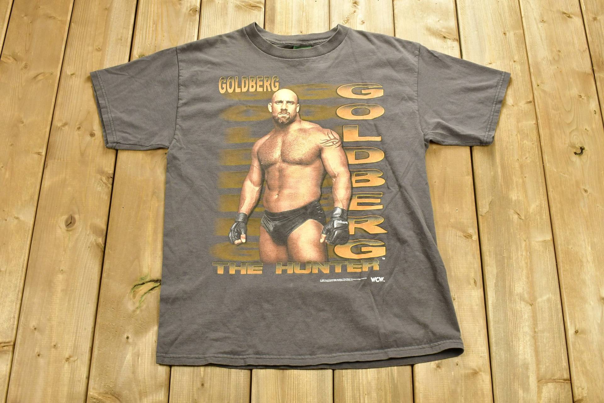 Vintage 1999 Wcw Goldberg The Hunter Wrestling T-Shirt/Made in Usa Shirt Verblasstes Streetwear Fashion Wwe von Lostboysvintage