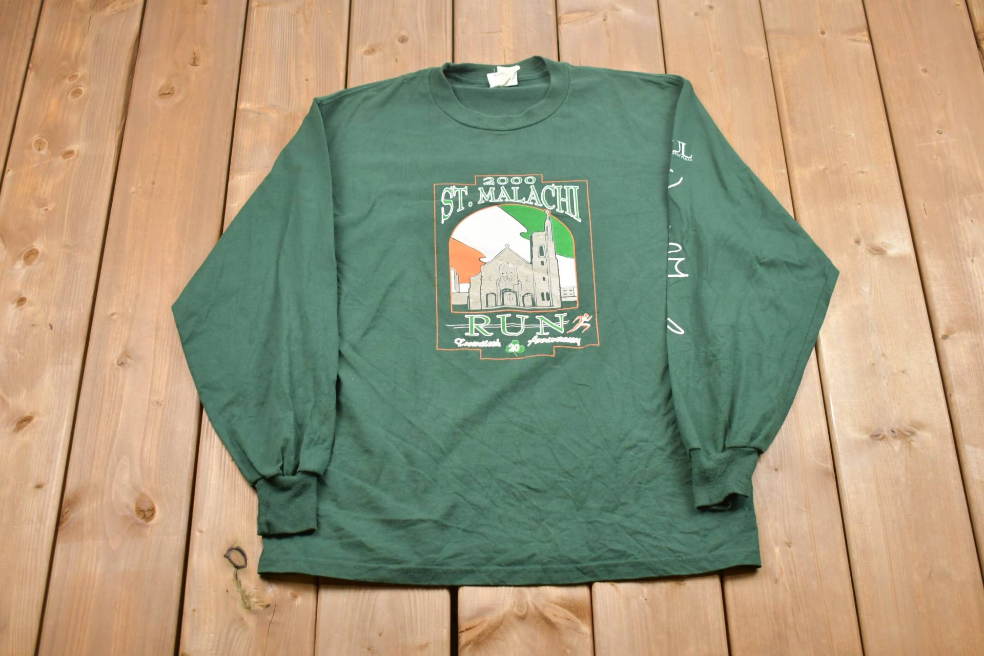 Vintage 2000Er St. Malachi Run Langarmshirt/90Er Langarm Souvenir Athleisure Streetwear Community von Lostboysvintage