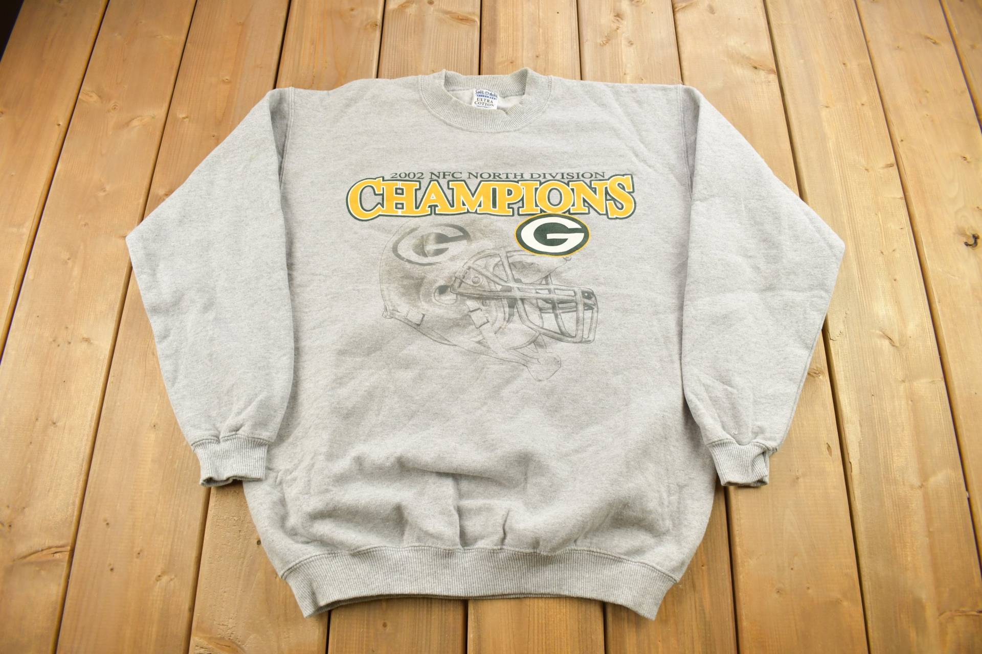 Vintage 2002 Green Bay Packers Nfl Champions Crewneck Sweatshirt/Fußball Sportbekleidung Americana von Lostboysvintage