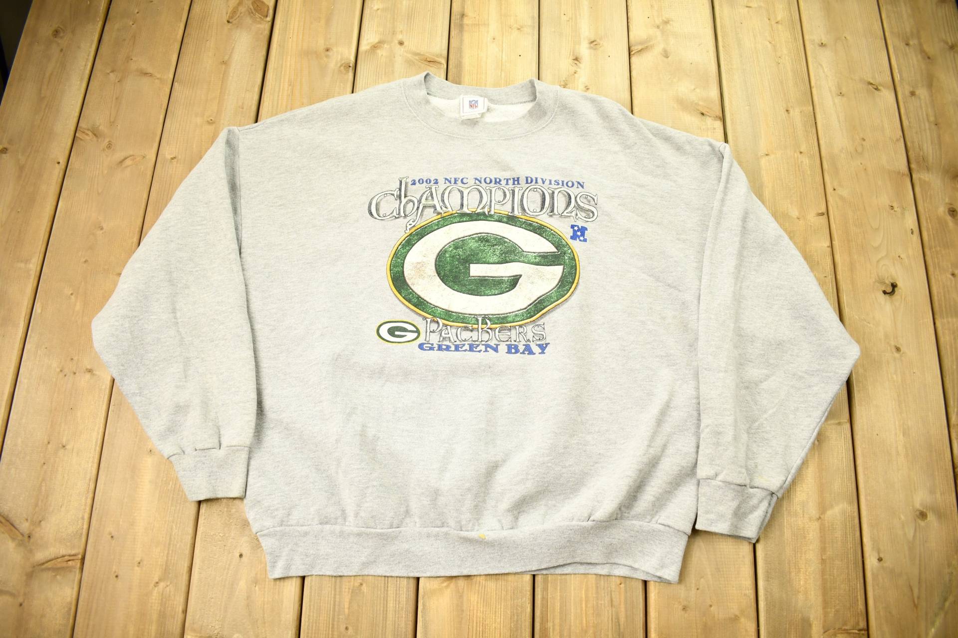 Vintage 2002 Green Bay Packers Nfl Crewneck Sweatshirt/Nfc North Division Fußball Sportbekleidung Athleisure Americana 3xl von Lostboysvintage